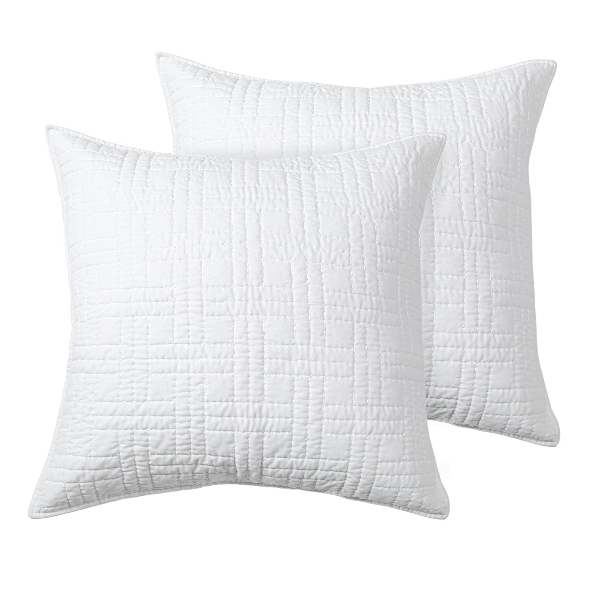 Melange Stitch Euro Sham Set of 2