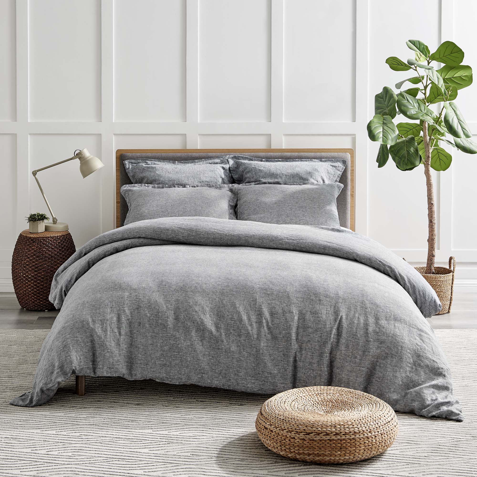 Washed Linen Duvet Cover