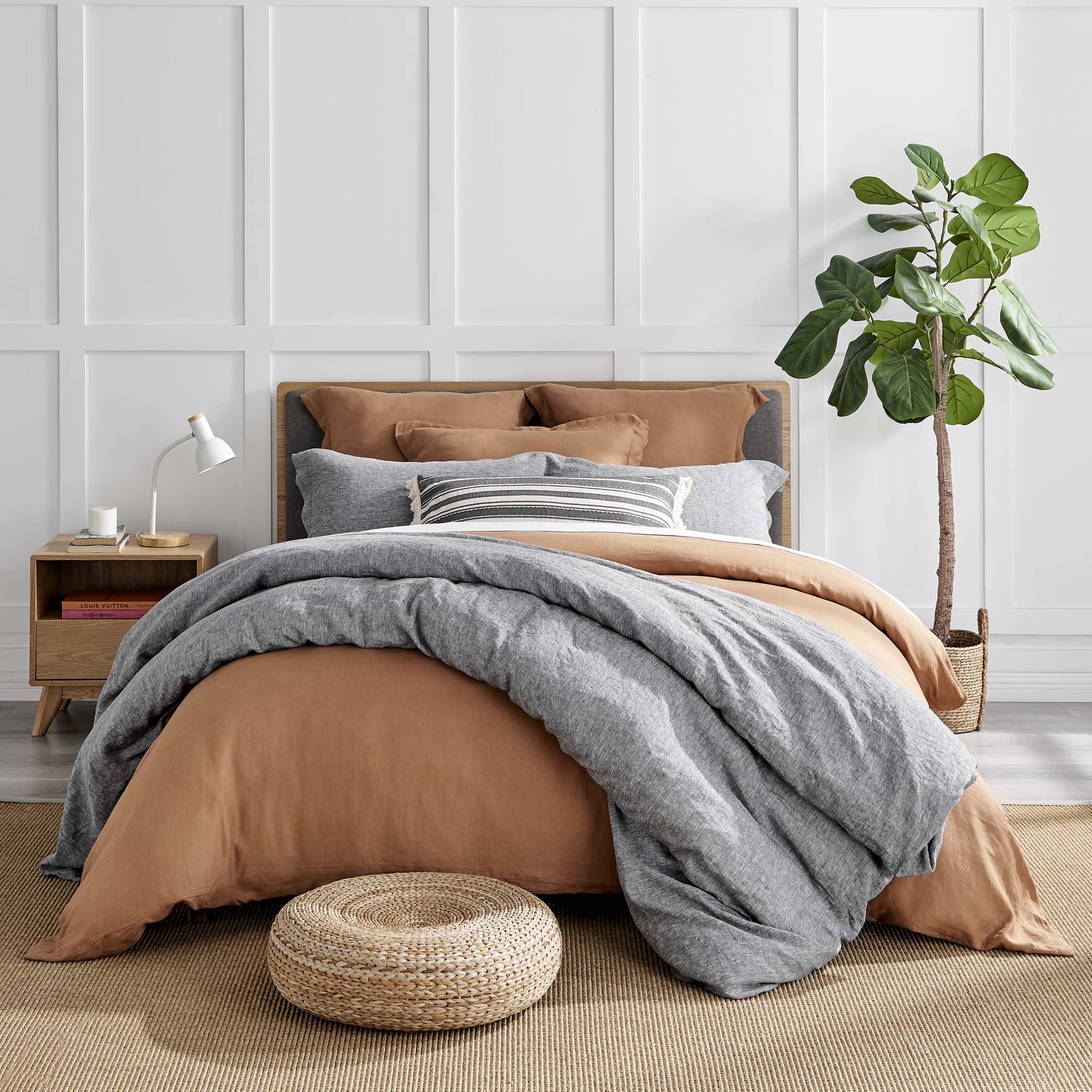 Washed Linen Duvet Cover