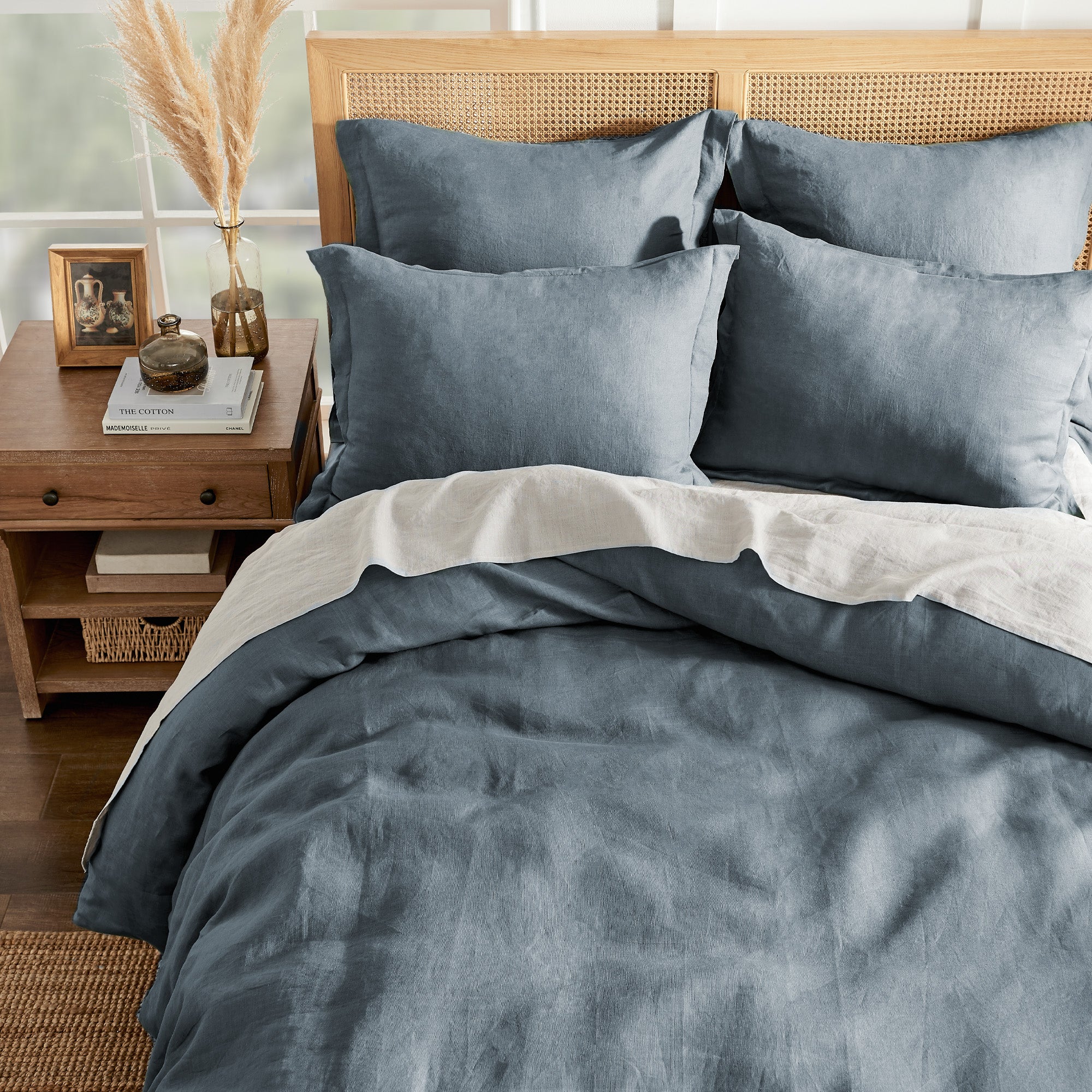 Washed Linen Duvet Cover