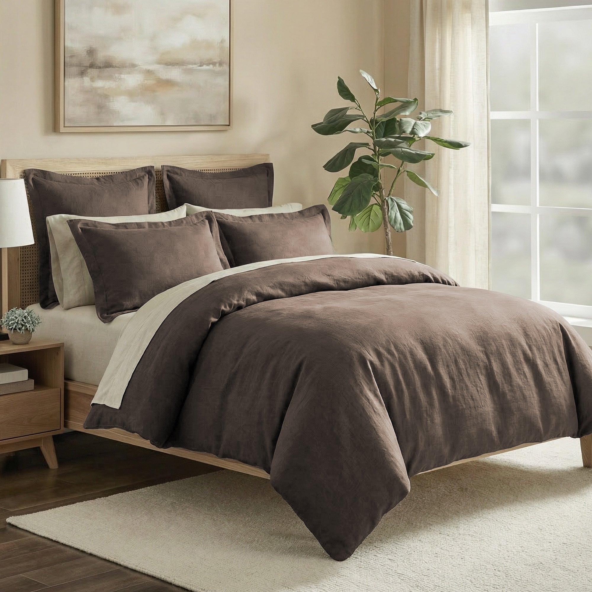French Flax Washed Linen Duvet Cover