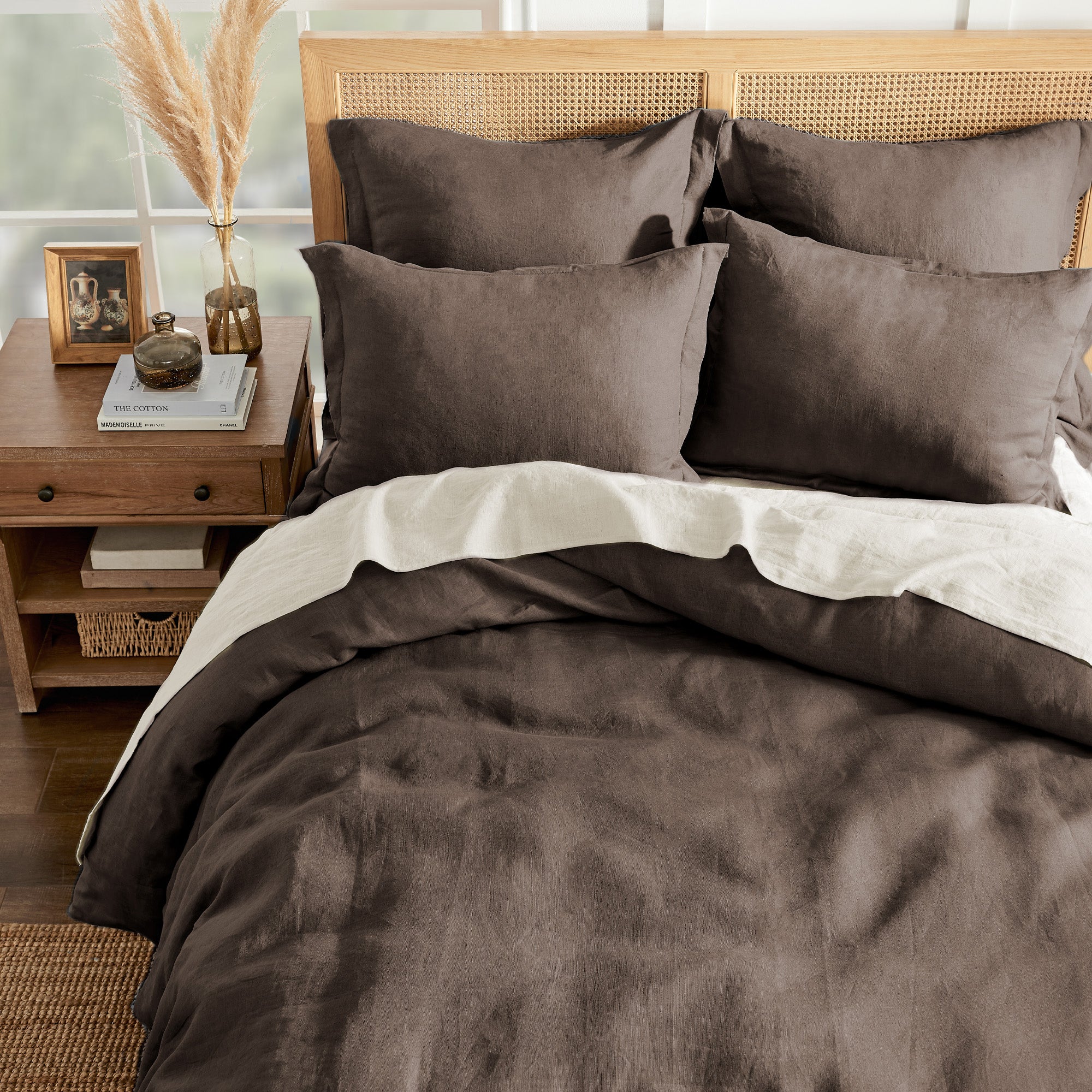 French Flax Washed Linen Duvet Cover
