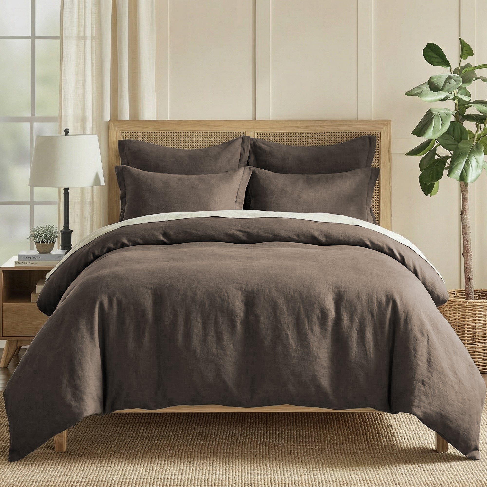 French Flax Washed Linen Duvet Cover
