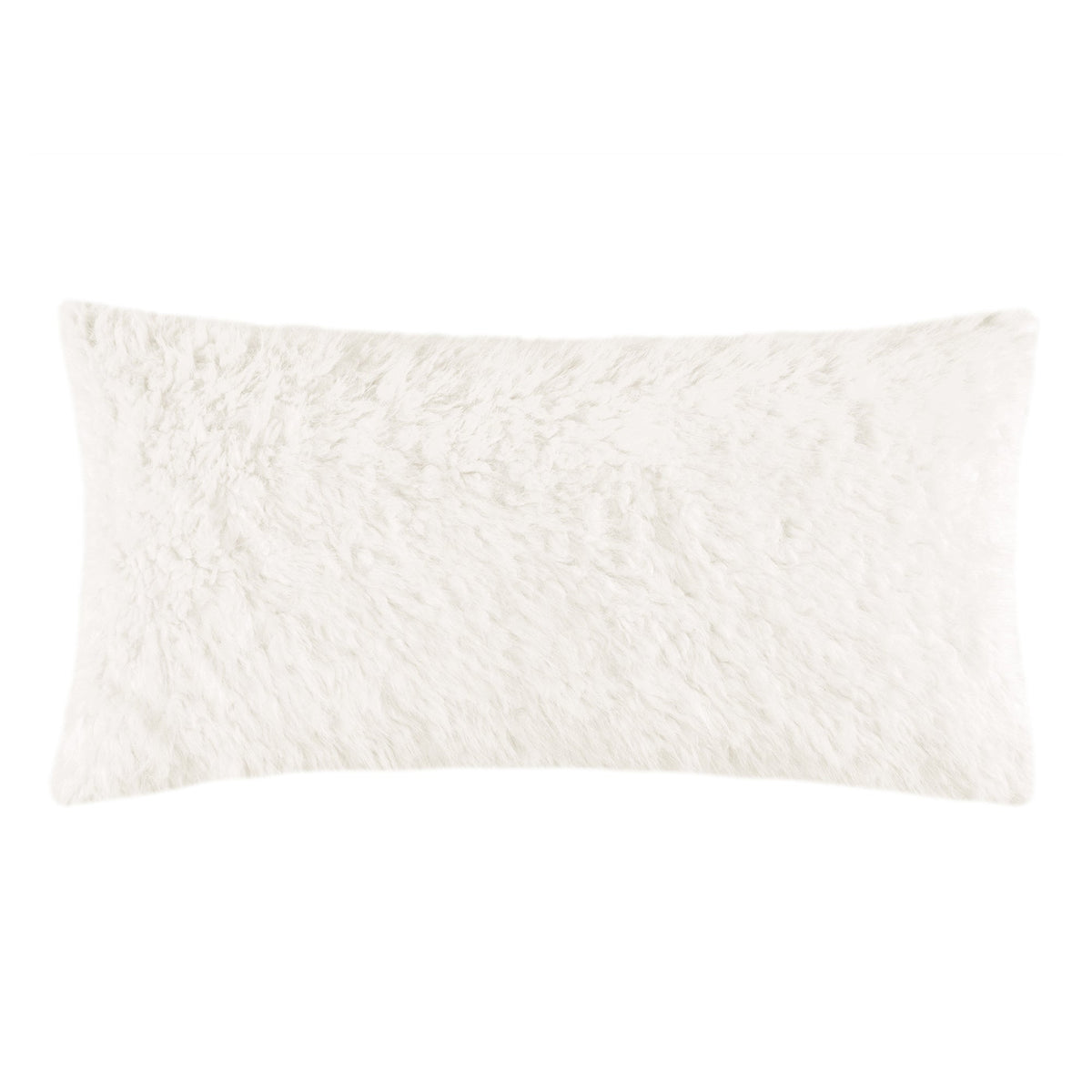 Lodge Toile Green Faux Fur Pillow 12x24