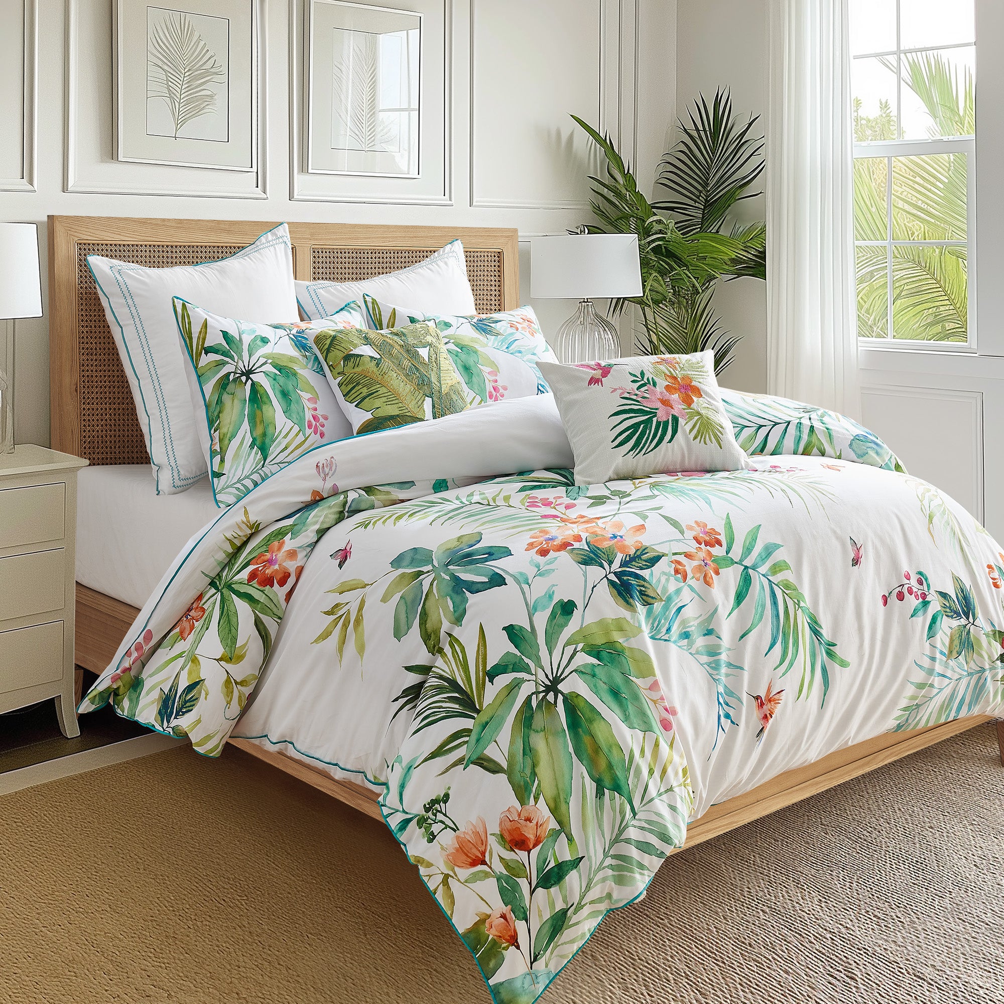 Hummingbird Grove Duvet Cover Set