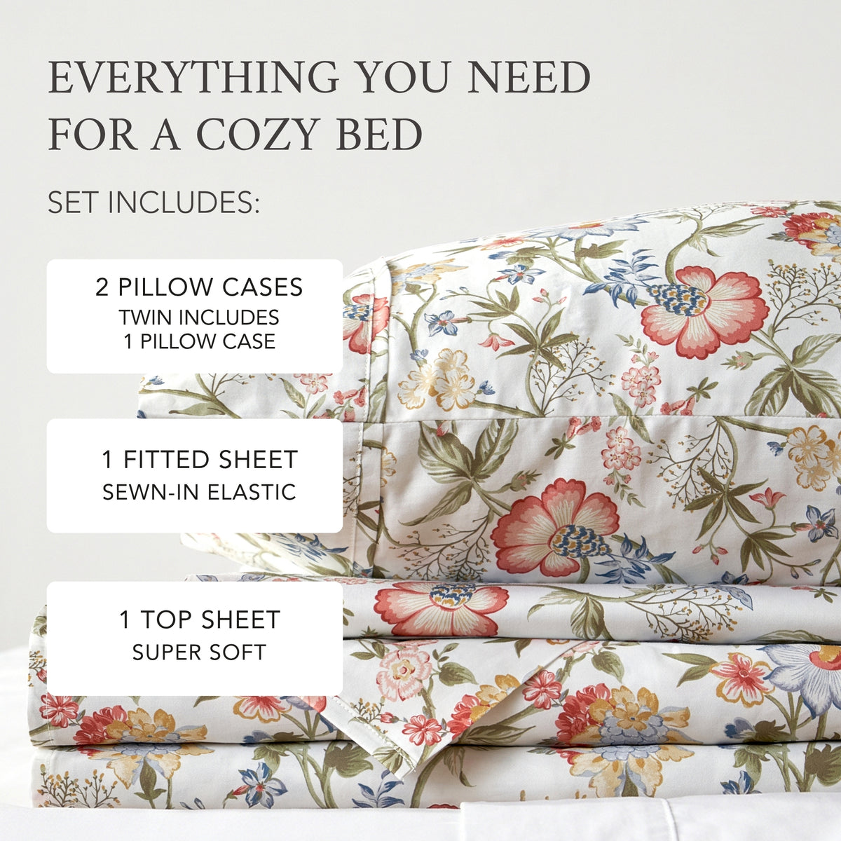 Maileen Cotton Sateen Sheet Set