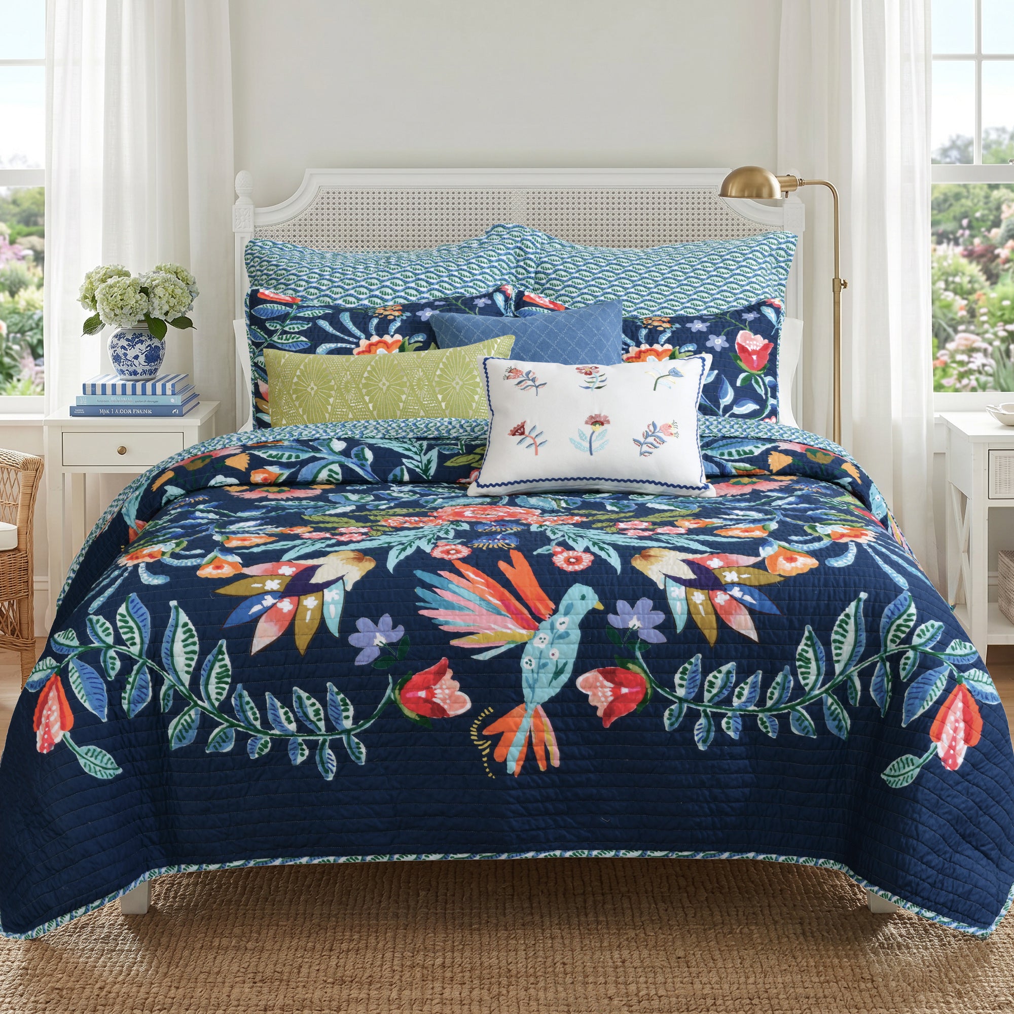 Danika Vintage Brocade Pillow