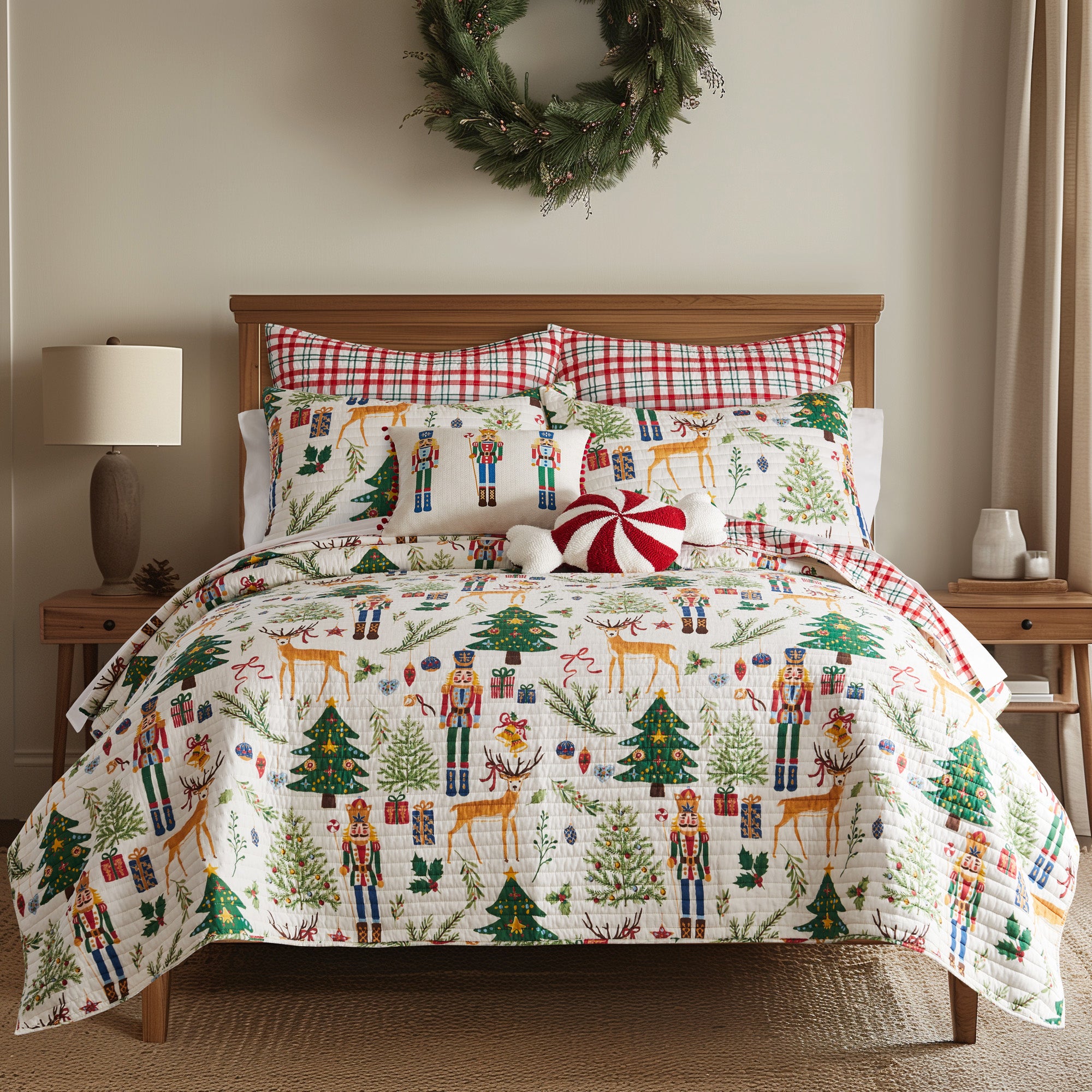 Nutcracker Euro Sham Set of 2