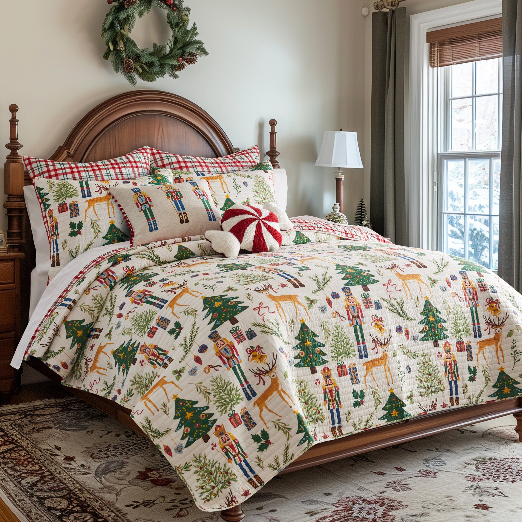 Nutcracker Euro Sham Set of 2