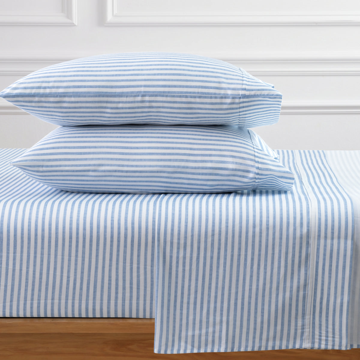 Martha Stripe Cotton Sateen Sheet Set