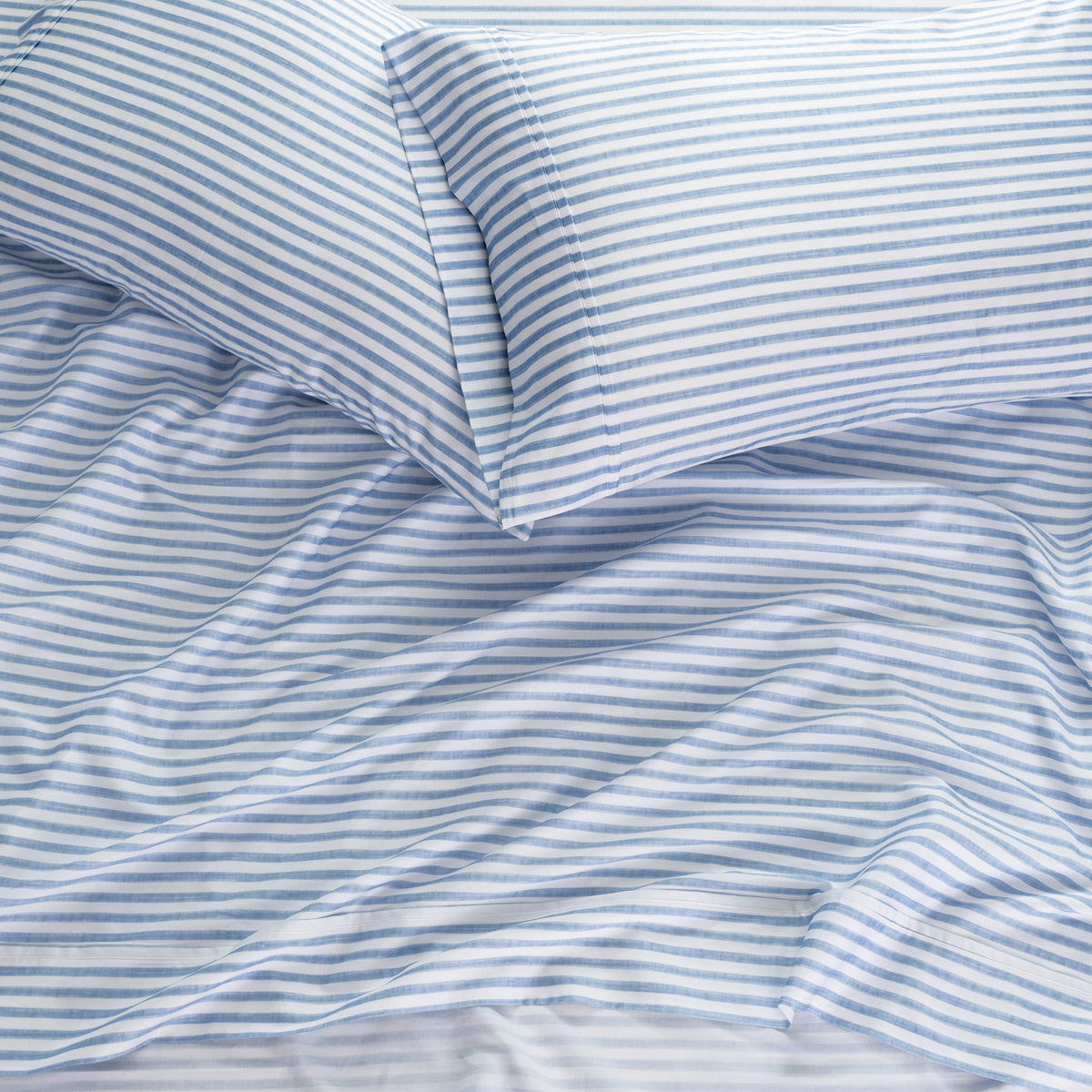 Martha Stripe Cotton Sateen Sheet Set
