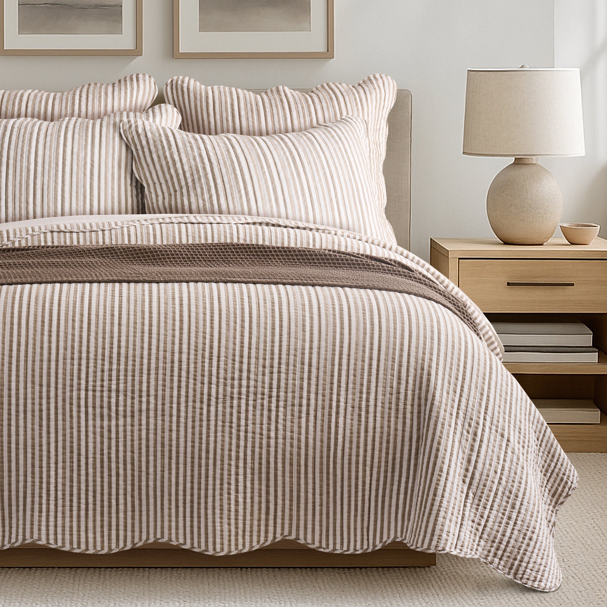 Martha Stripe Quilt Set