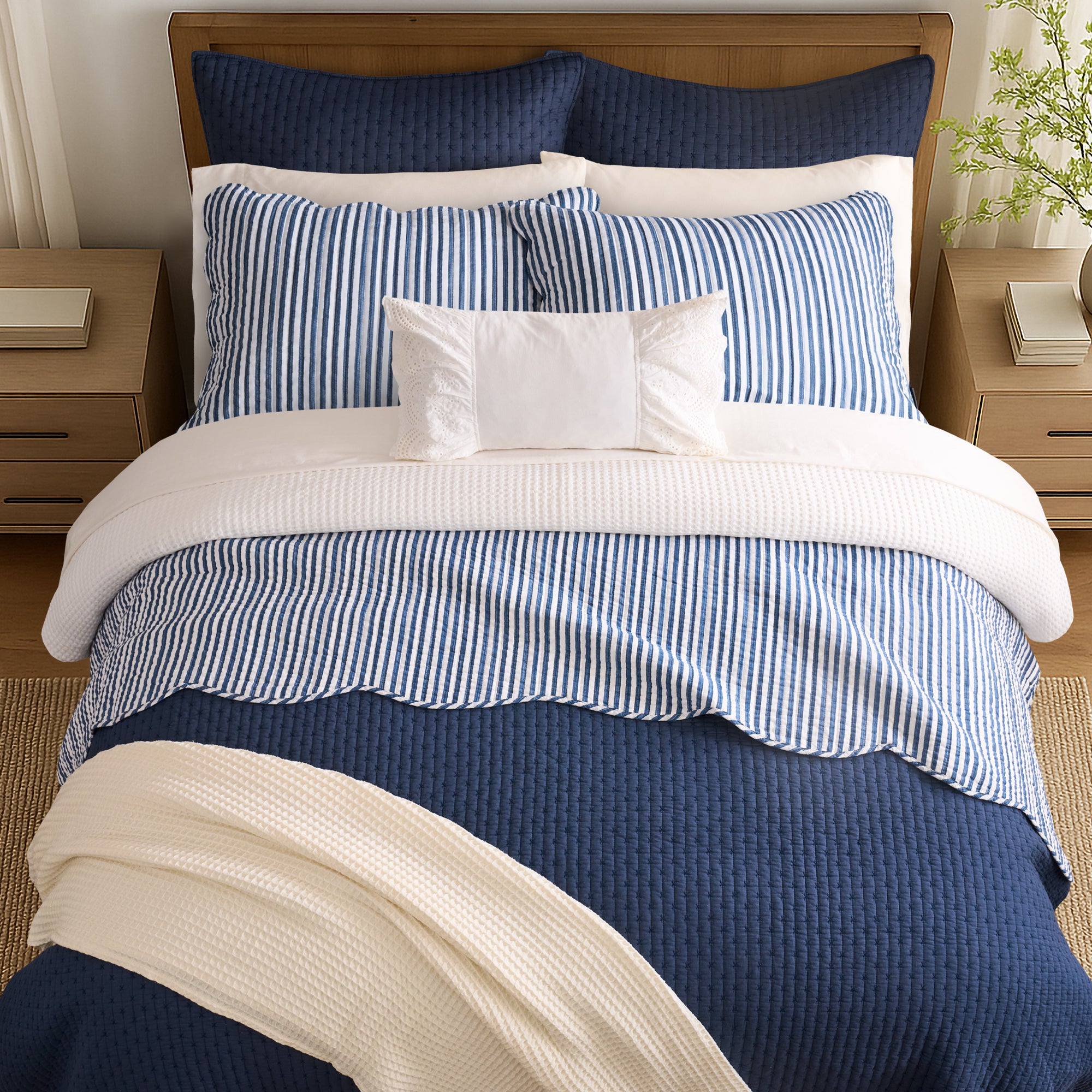 Martha Stripe Quilt Set