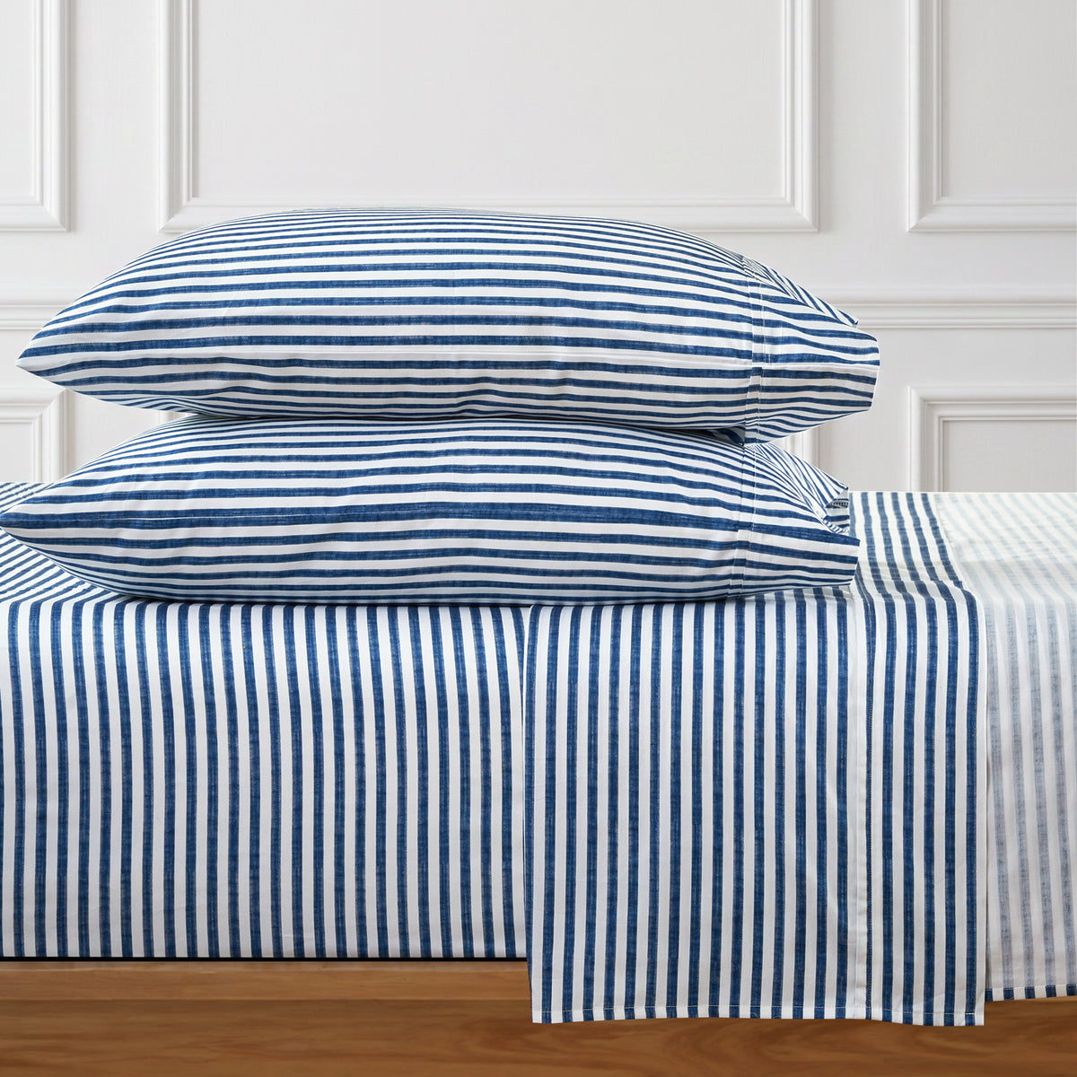 Martha Stripe Cotton Sateen Sheet Set