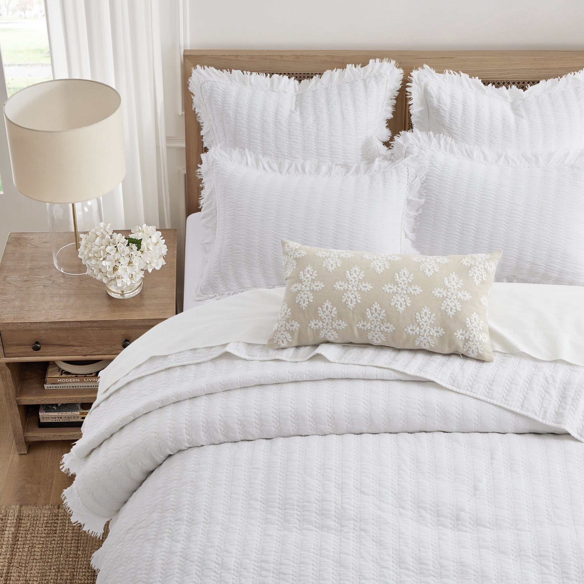 Wilhemina Dusty Rose Euro Sham Set of 2