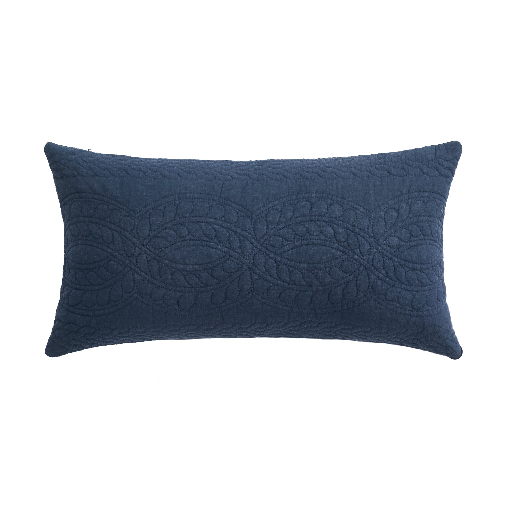 Ballou Navy Rectangular Pillow