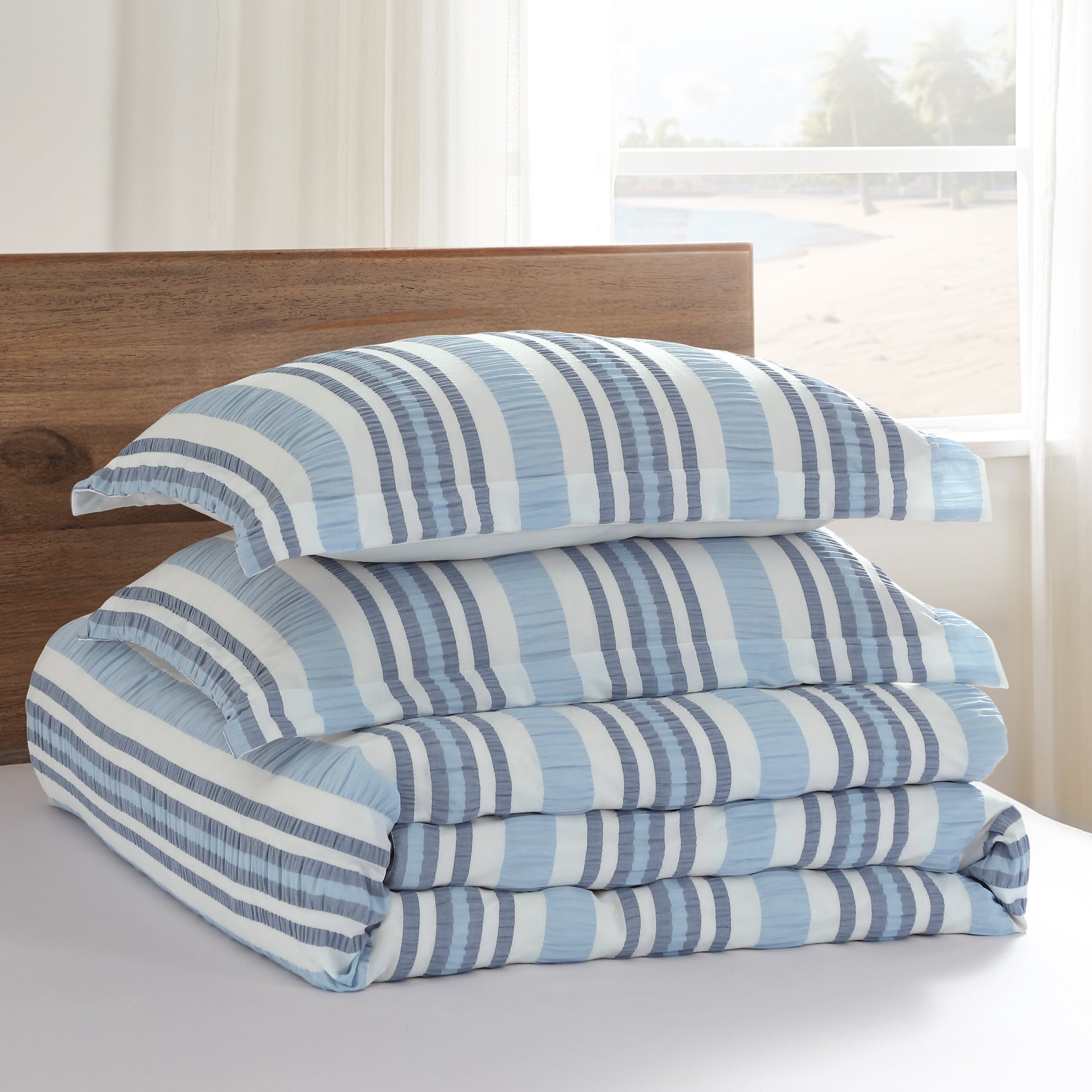 Seaside Stripes Comforter Set