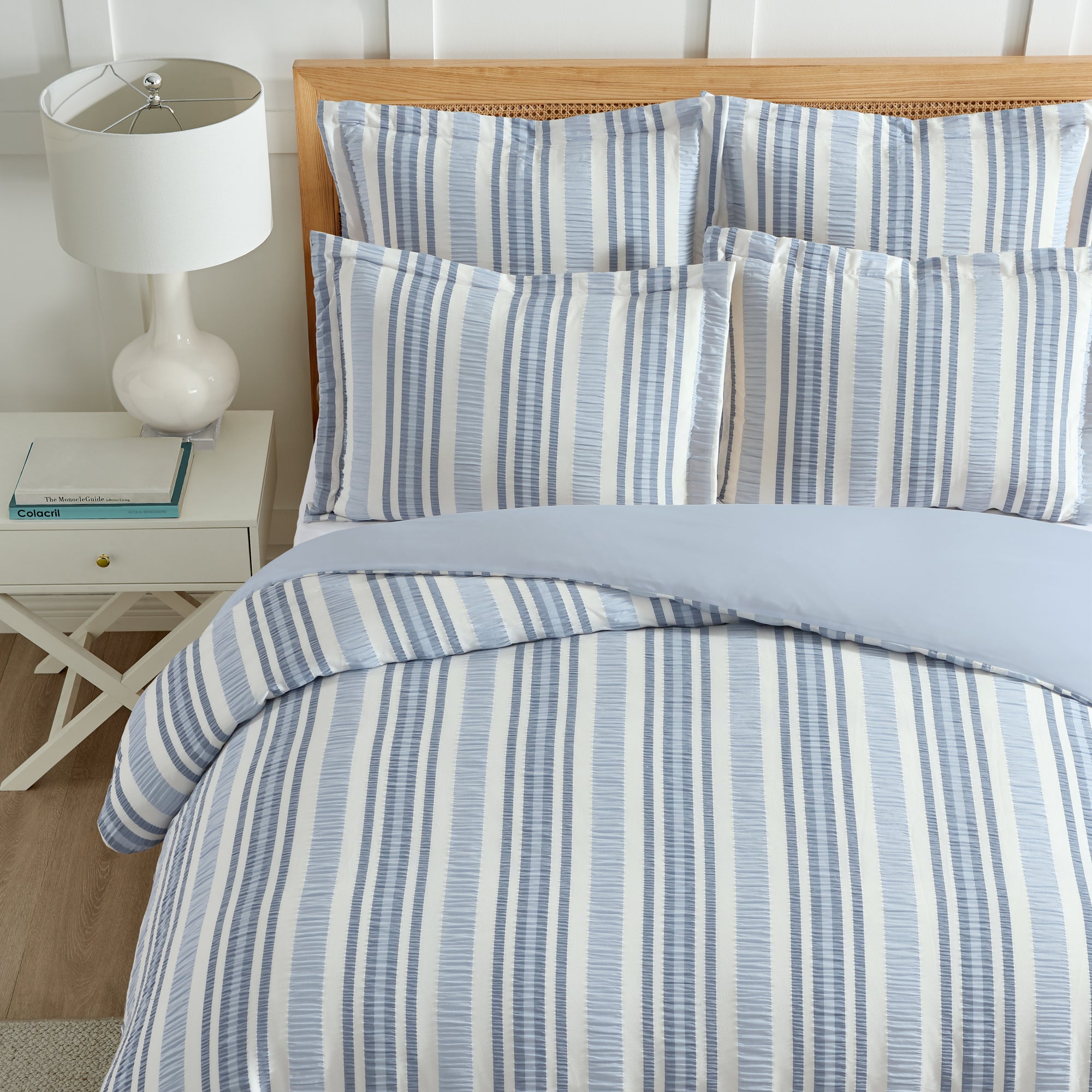 Seaside Stripes Euro Sham set of 2