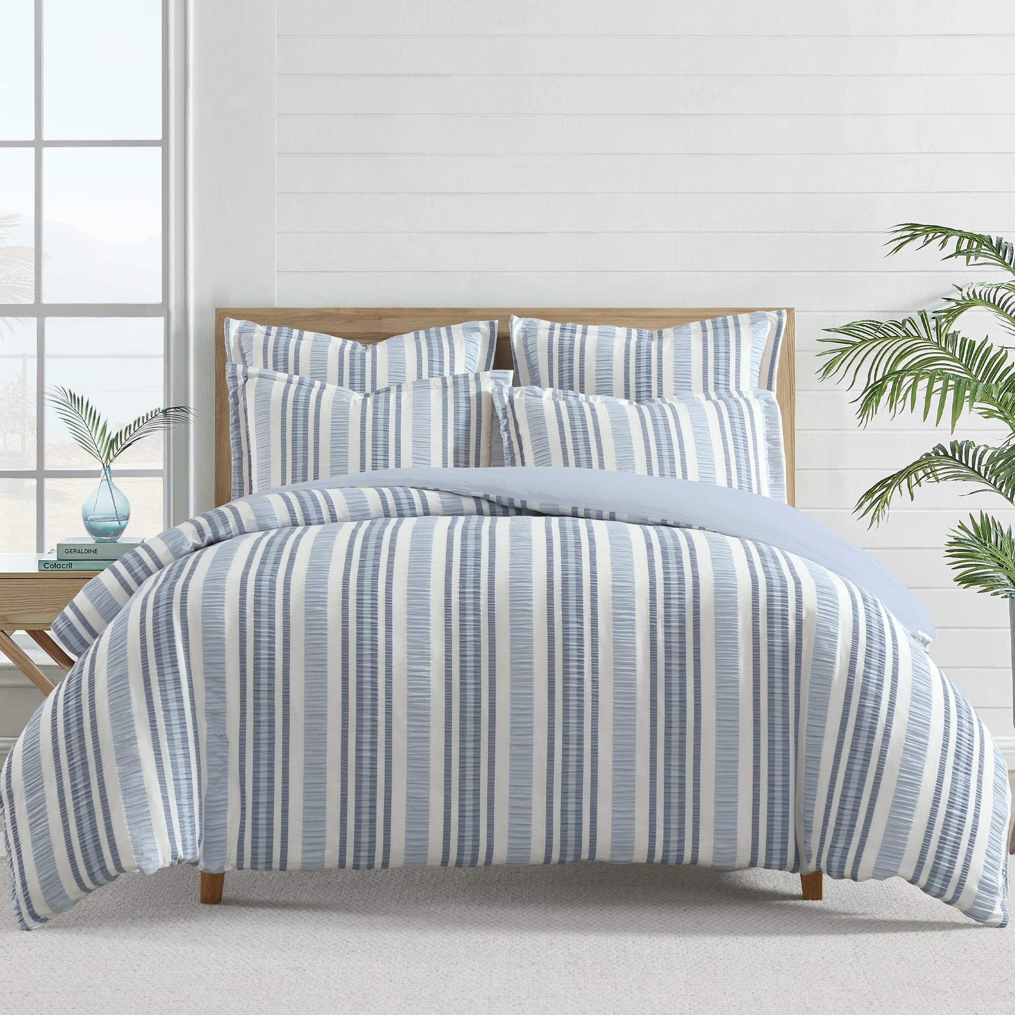 Seaside Stripes Euro Sham set of 2