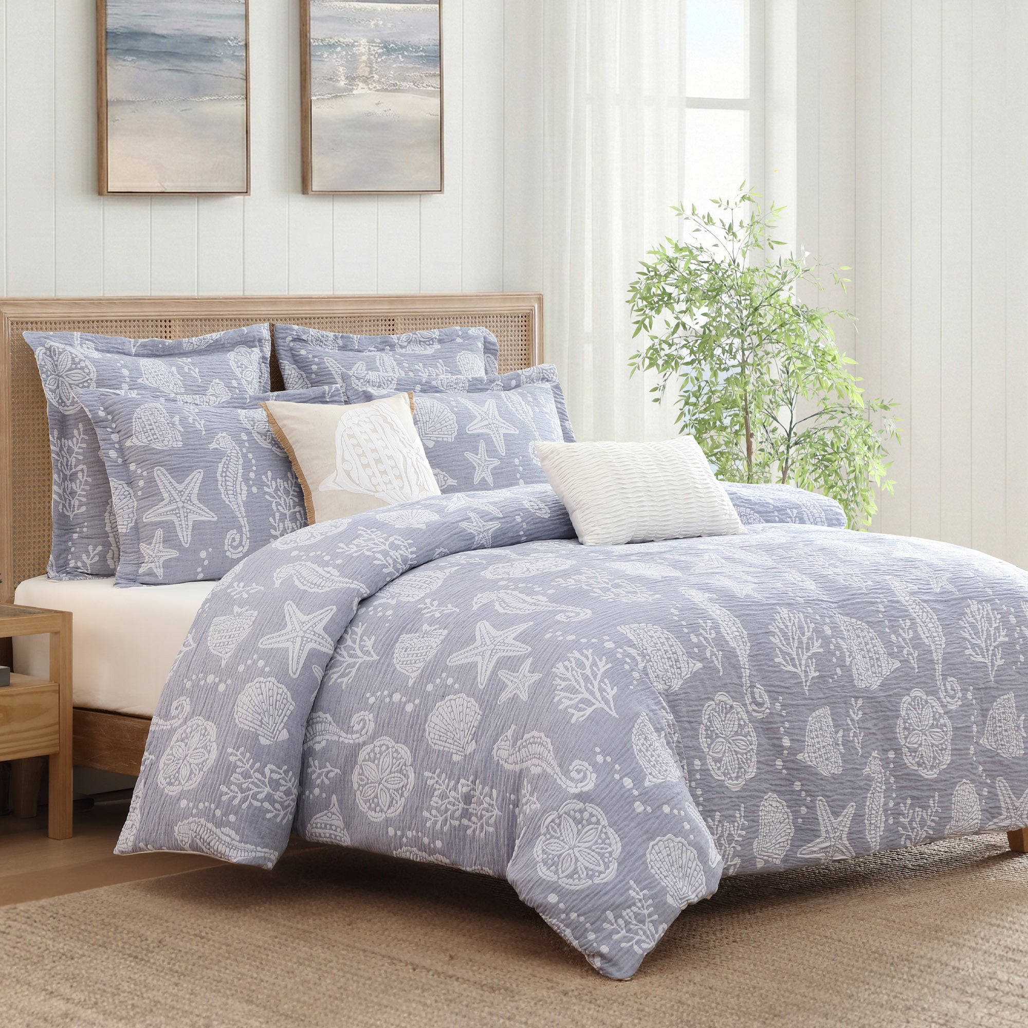Seaside Charm Euro Sham Set of 2