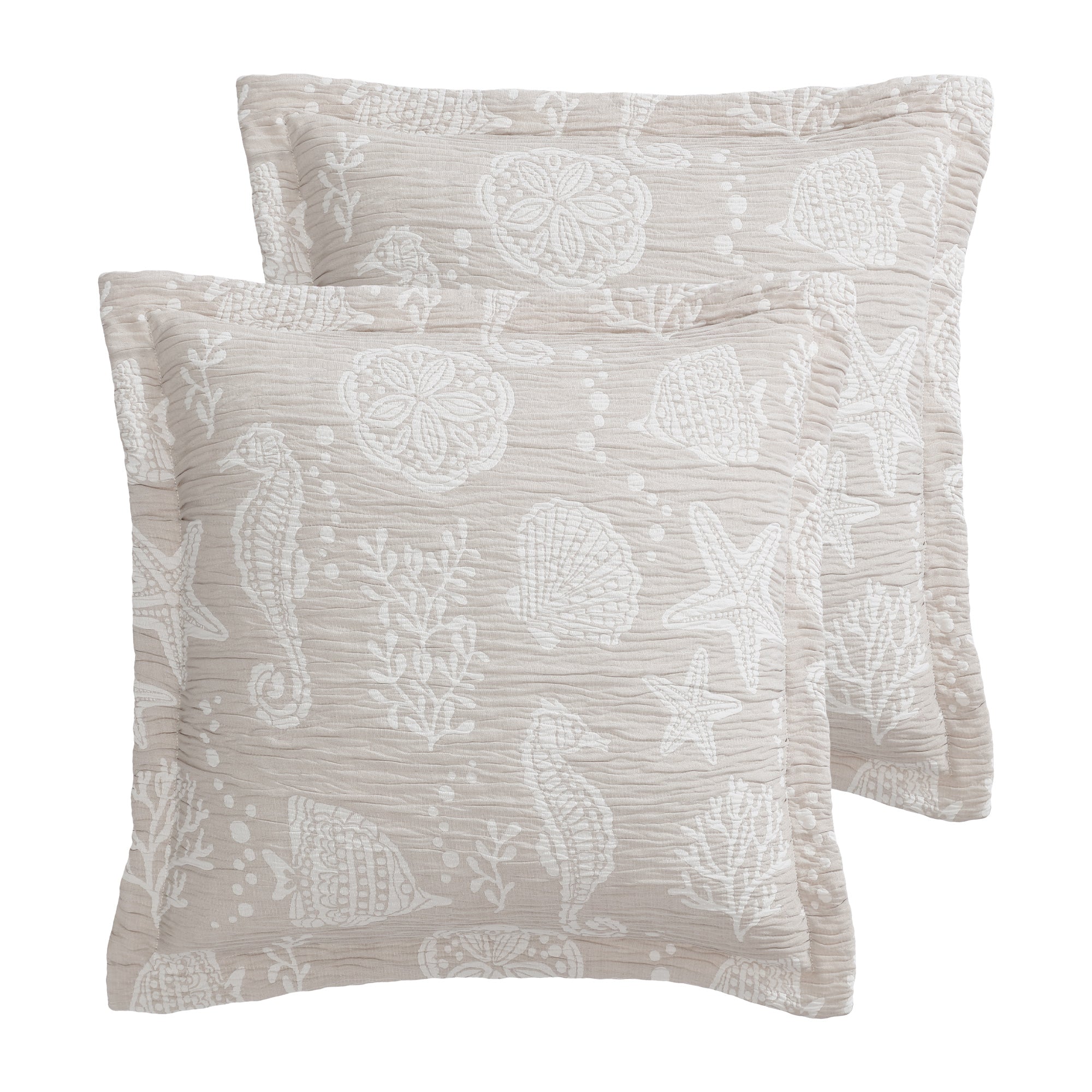 Seaside Charm Euro Sham Set of 2