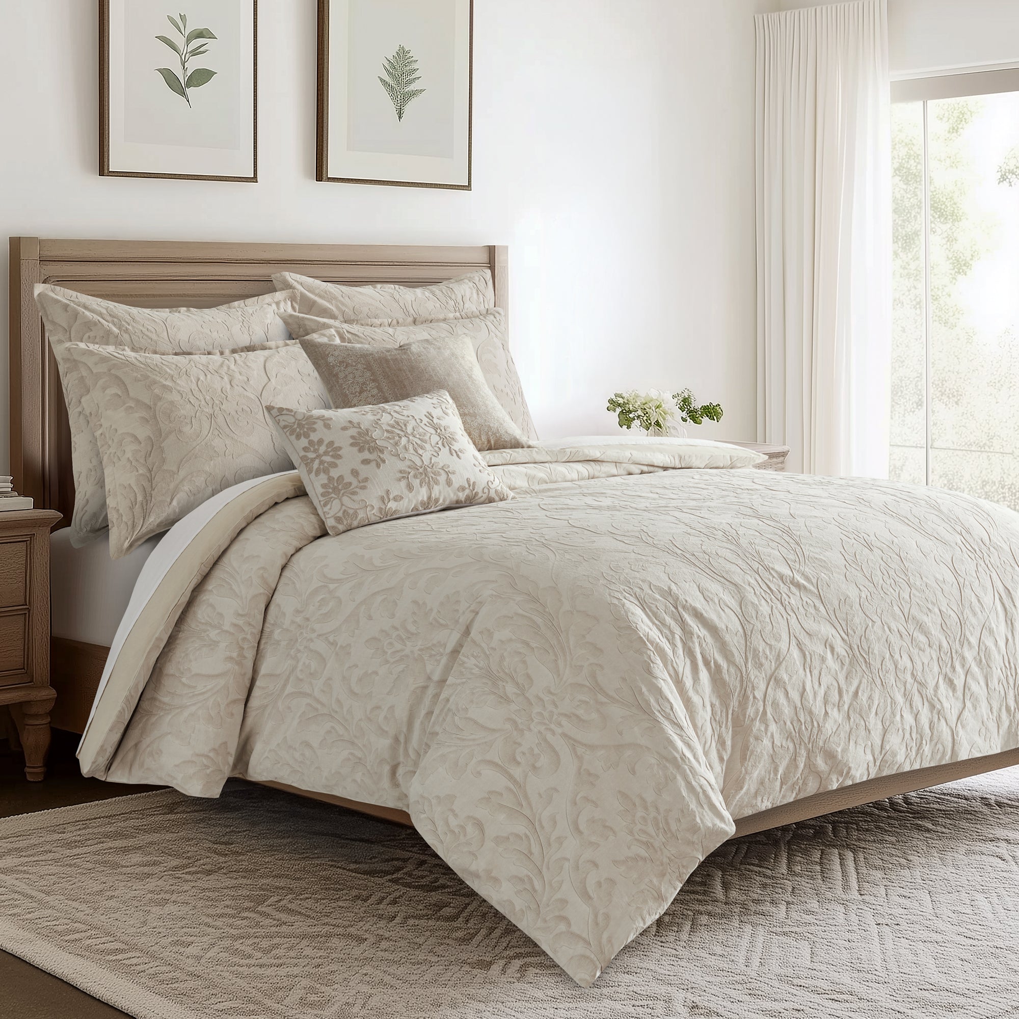   DAMASK ベッドカバー 260x260 cm Damask Bedding | Quilts, Comforters & Sets – Levtex Home