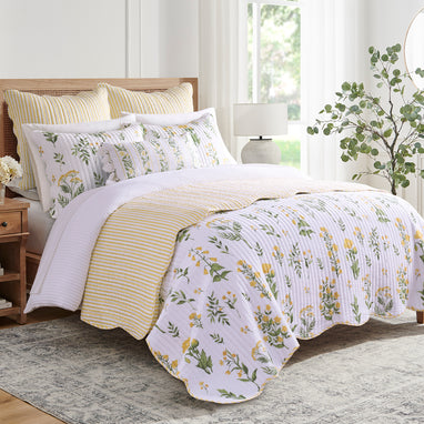 Levtex Home Daffodil Twin Quilt Set - Cotton