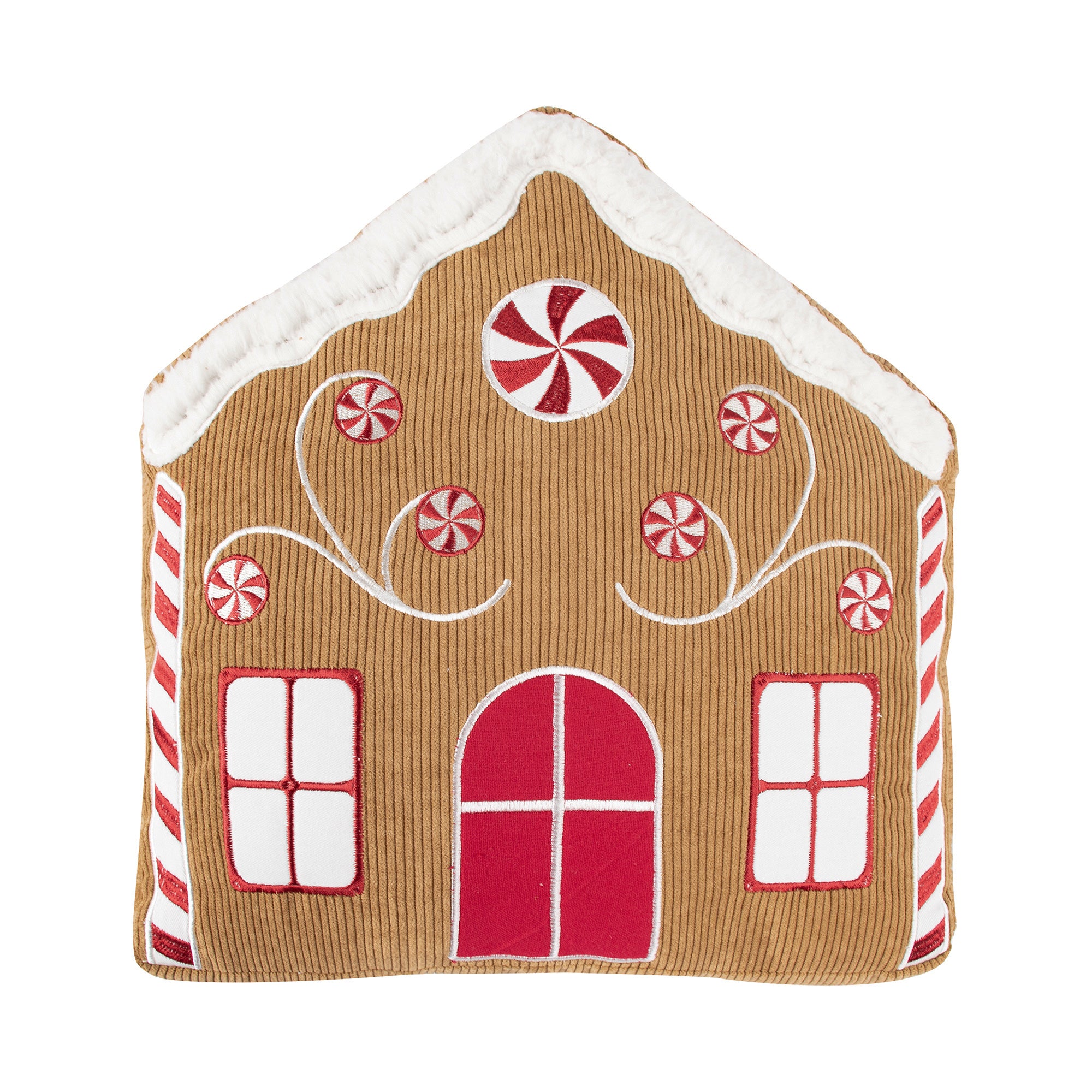 Gingerbread Village House Pillow
