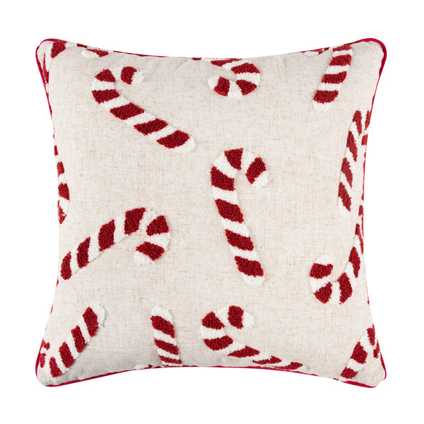 Levtex Home Gingerbread Village Candy Cane Pillow