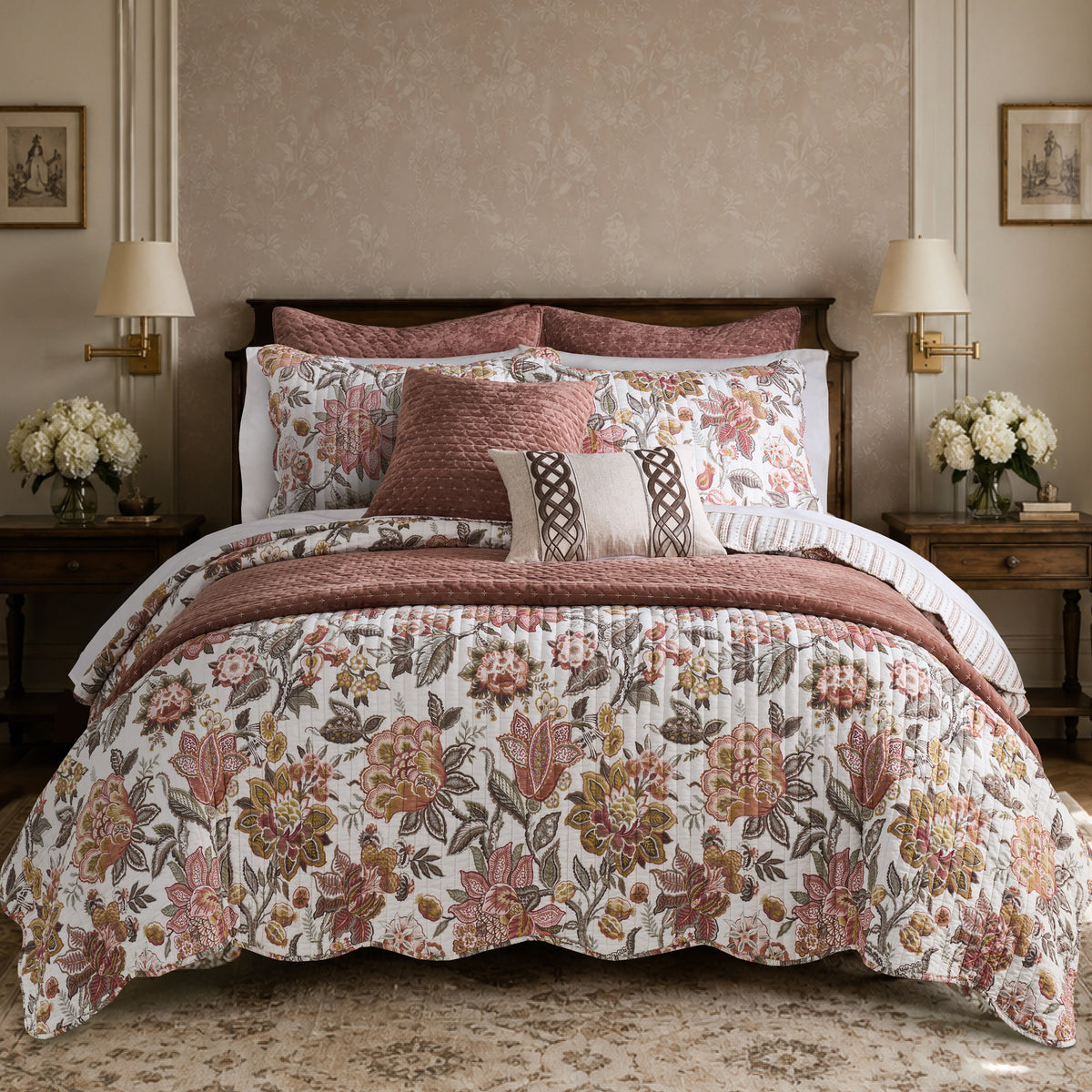Blair Rust Quilt Set