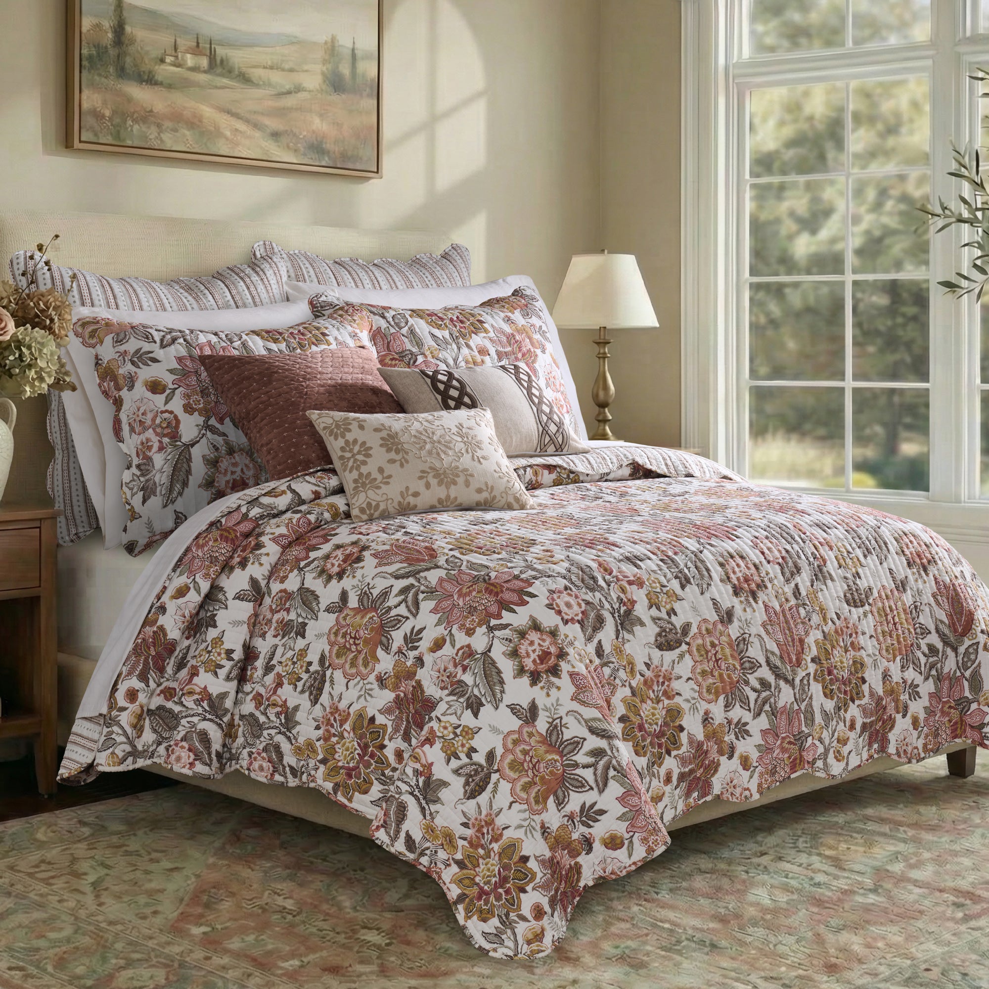 Blair Rust Euro Sham Set of 2
