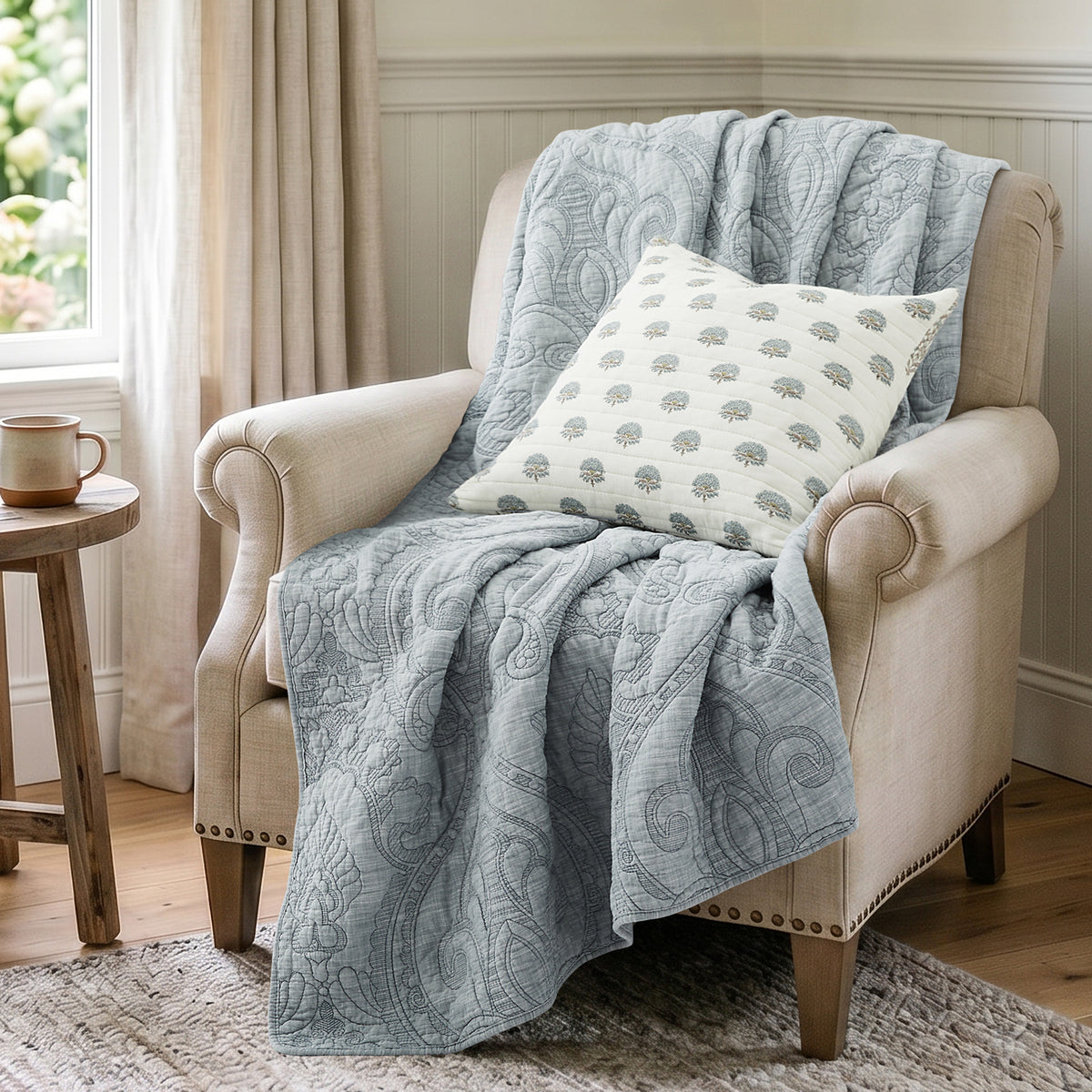 Helena Quilted Throw