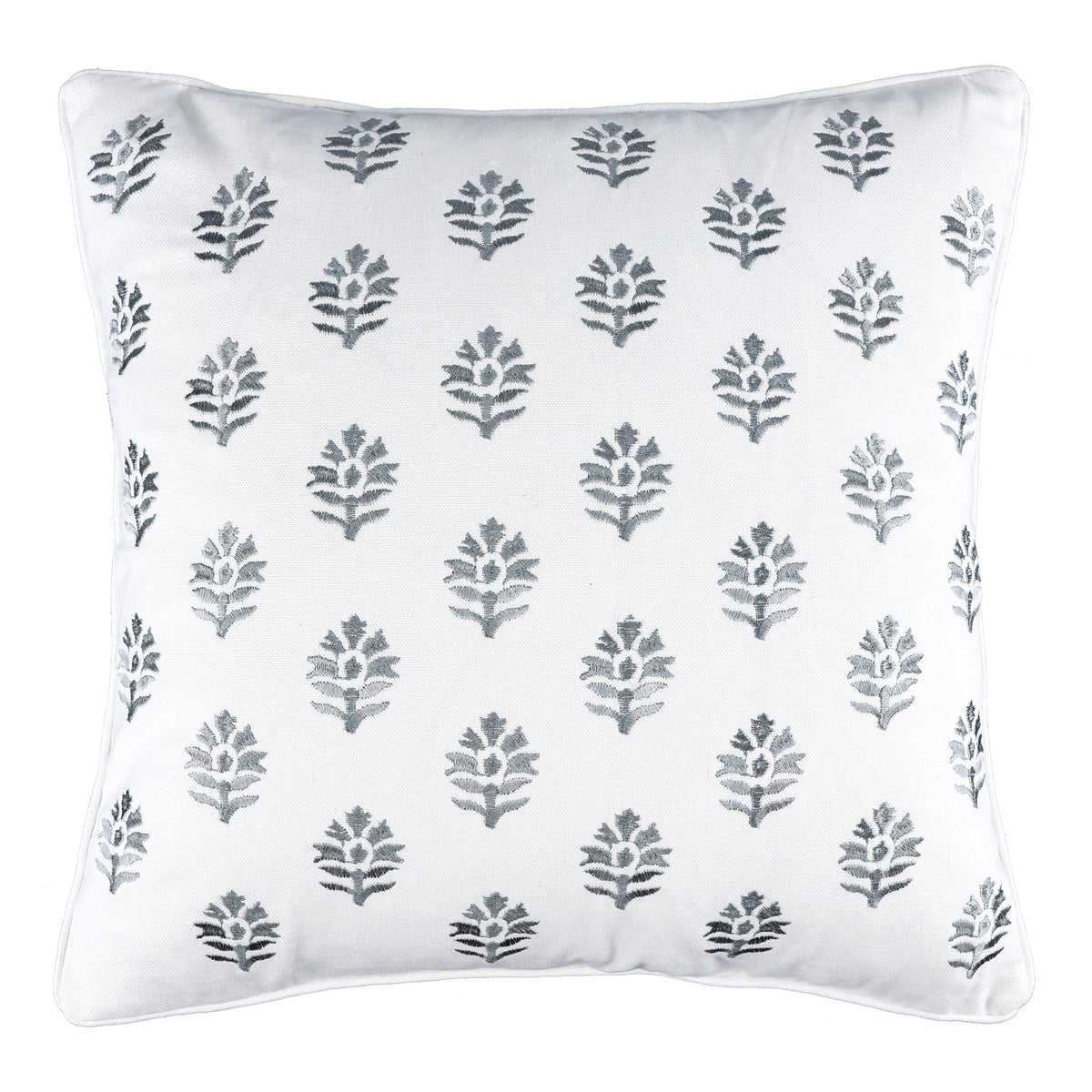 Helena Chambray Medallion Pillow 18x18