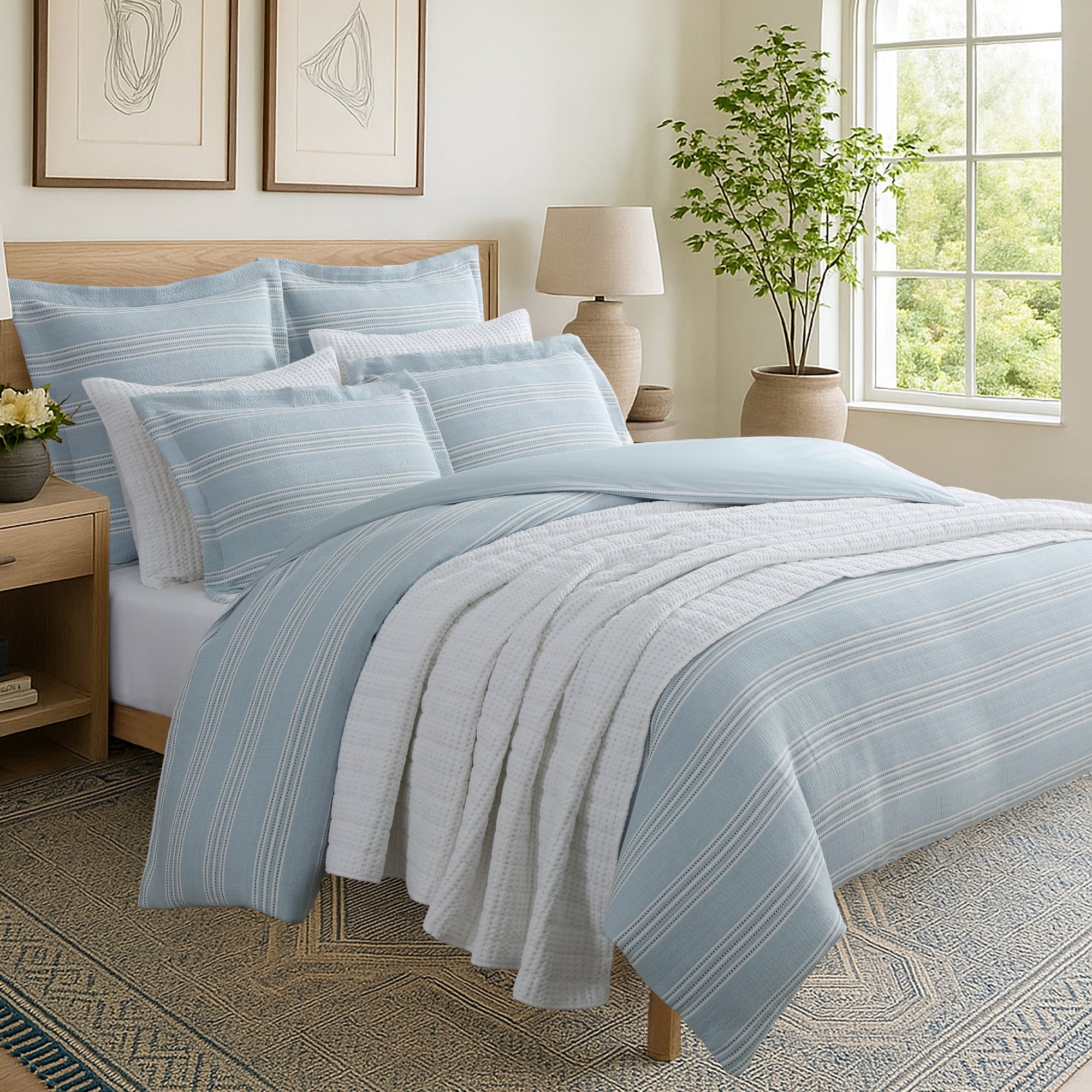 Clayton Stripes Duvet Set