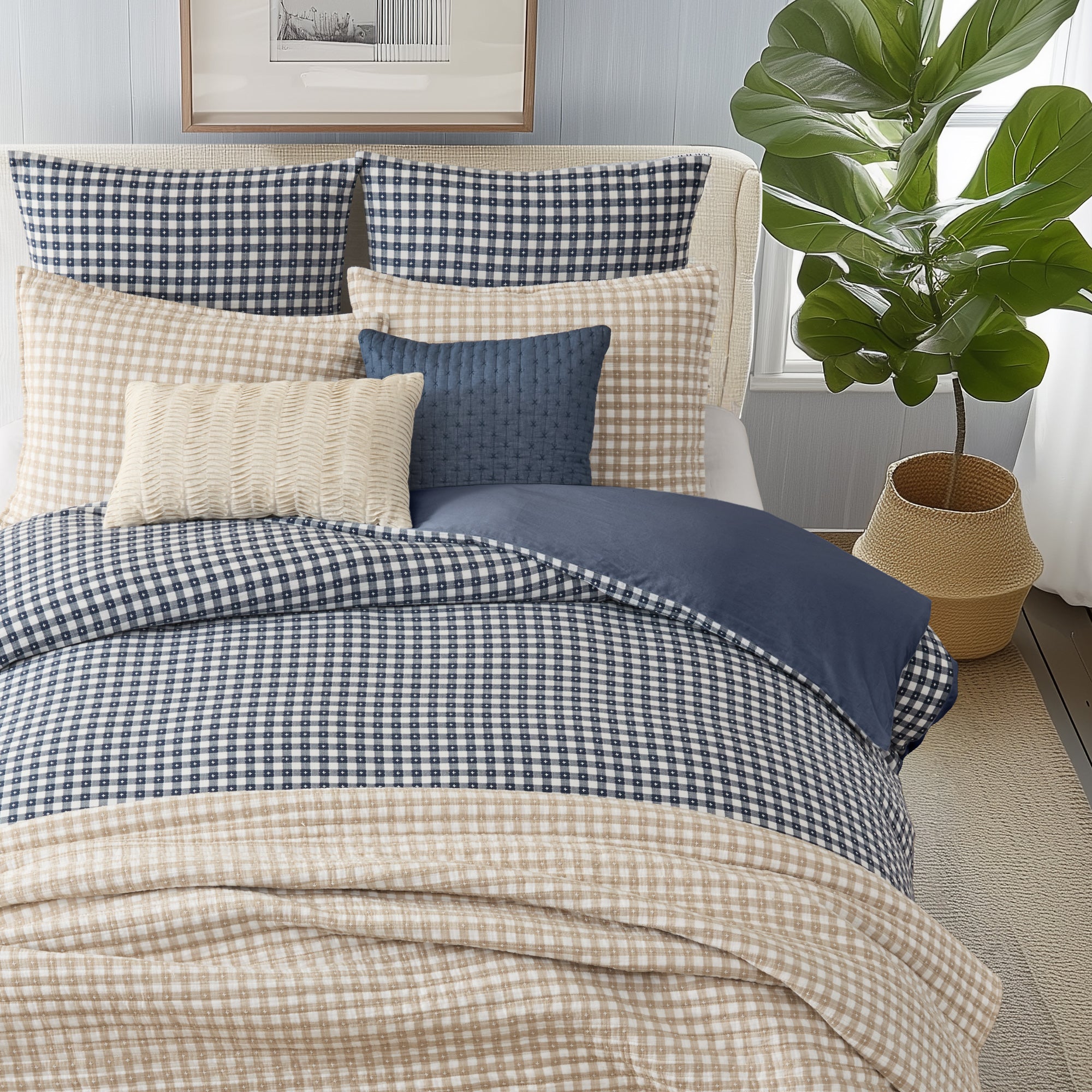 Camden Euro Sham Set of 2 - Quilt Back