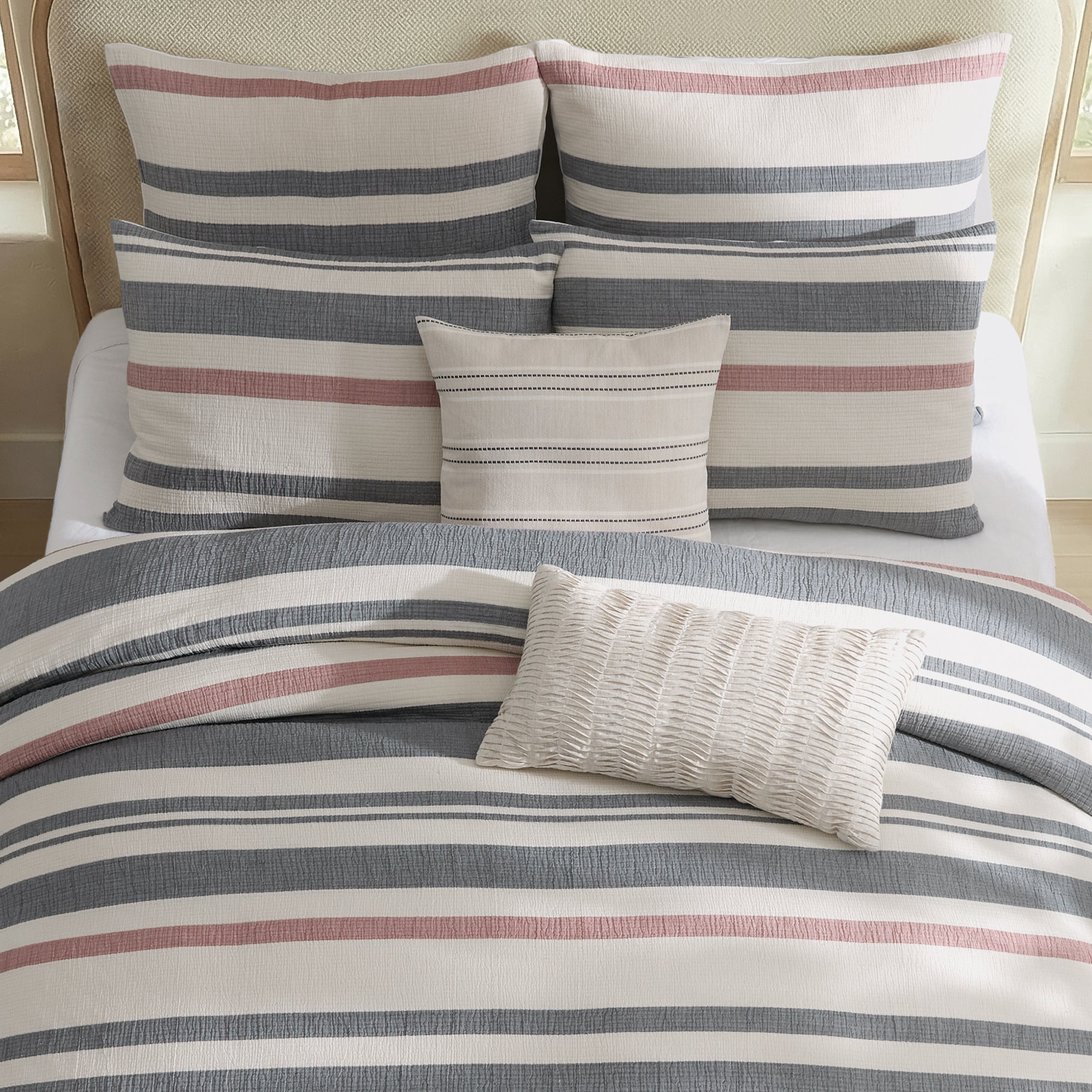 Pierre Woven Stripe Pillow