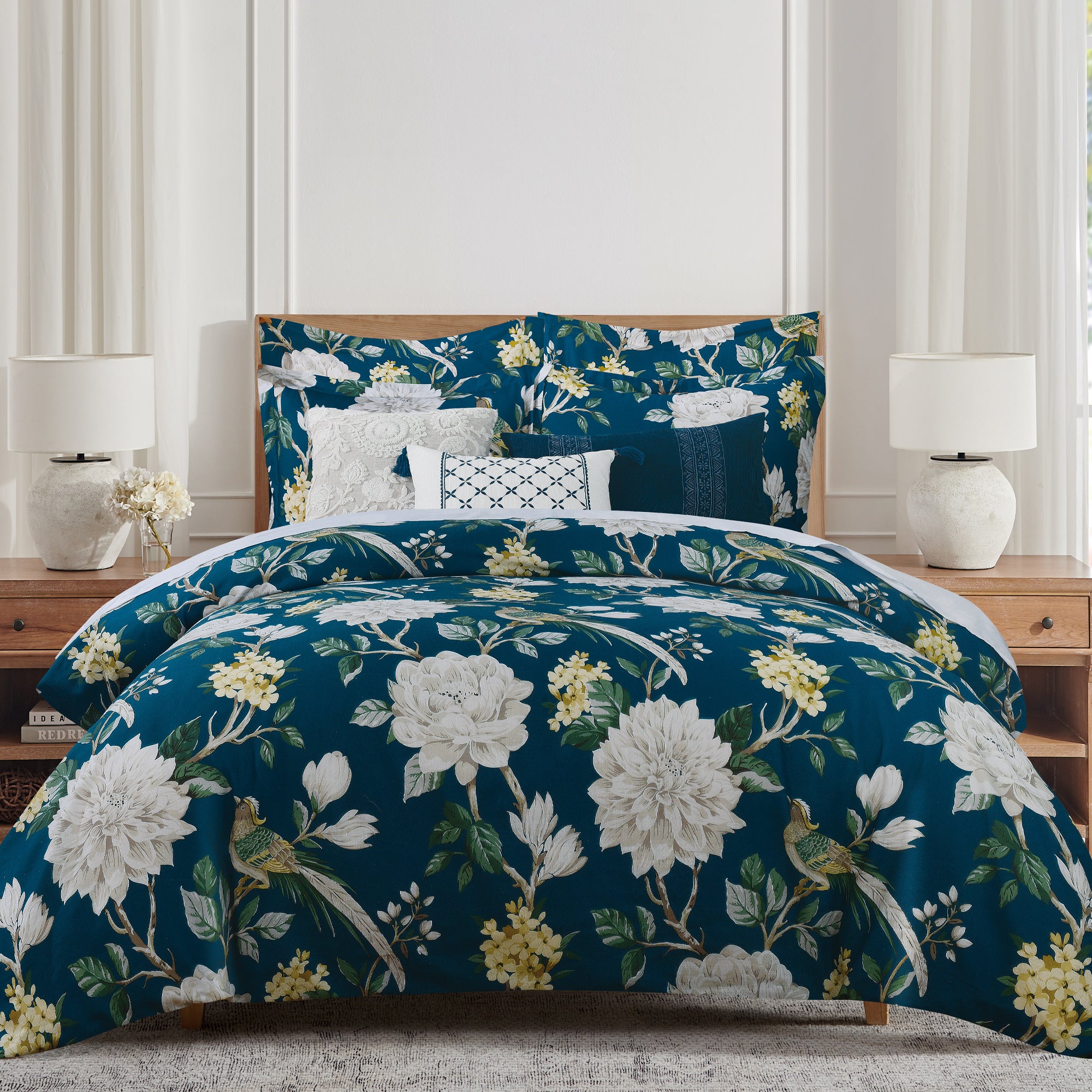 Belvedere Navy Duvet Cover Set