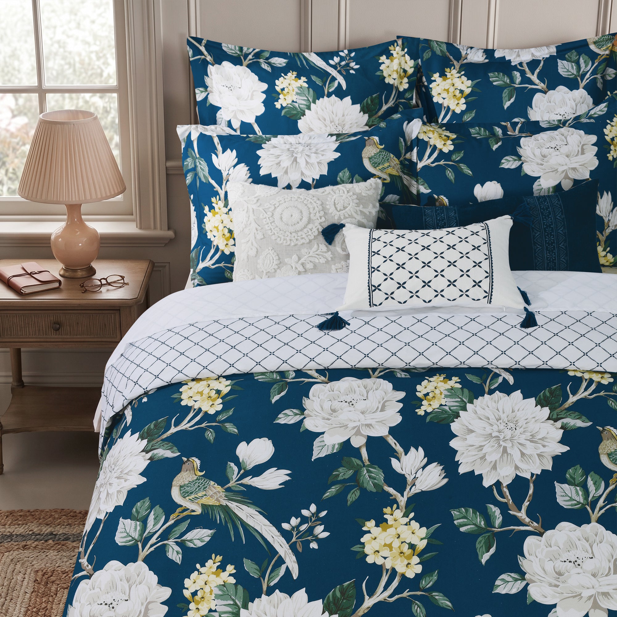 Belvedere Navy Duvet Cover Set