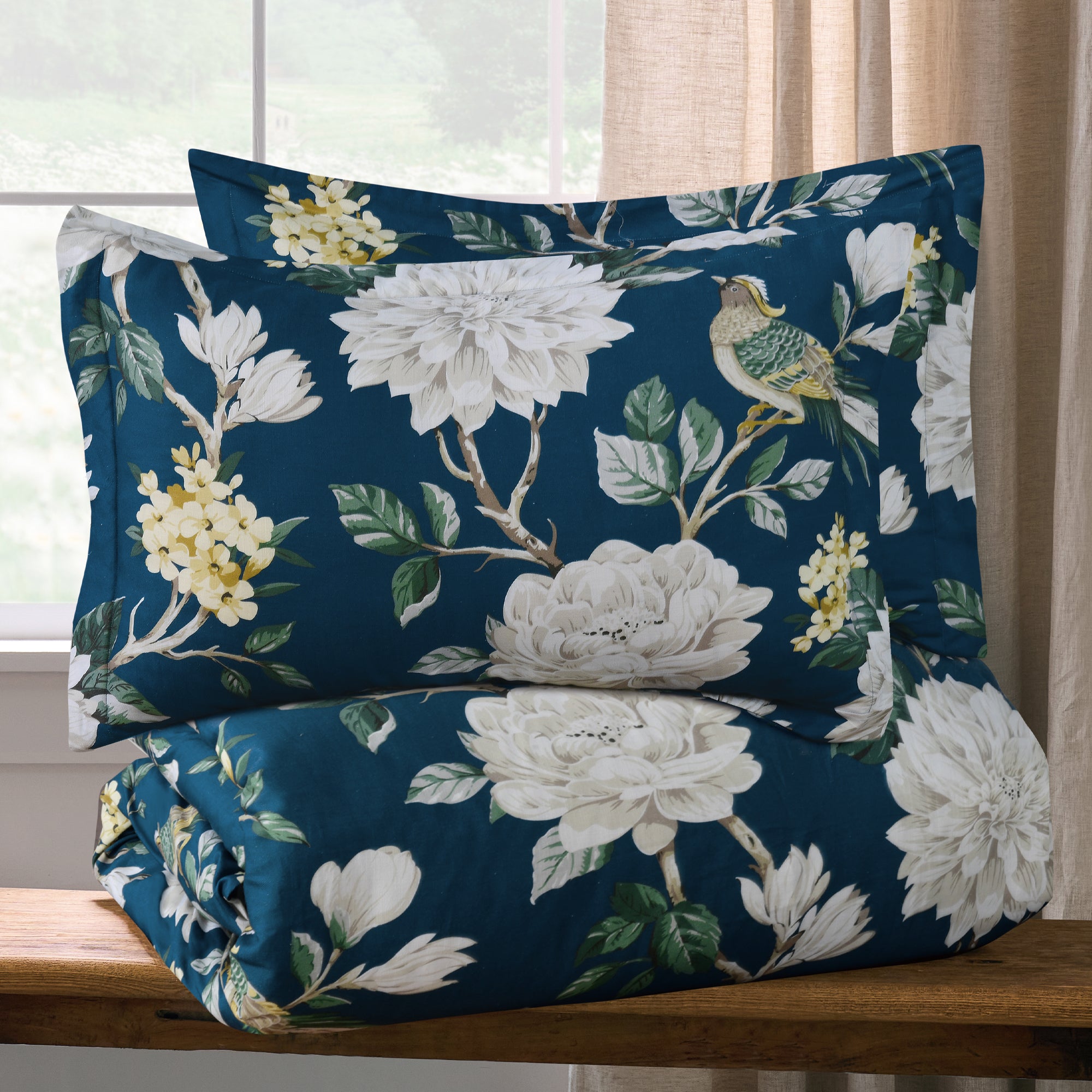 Belvedere Navy Comforter Set