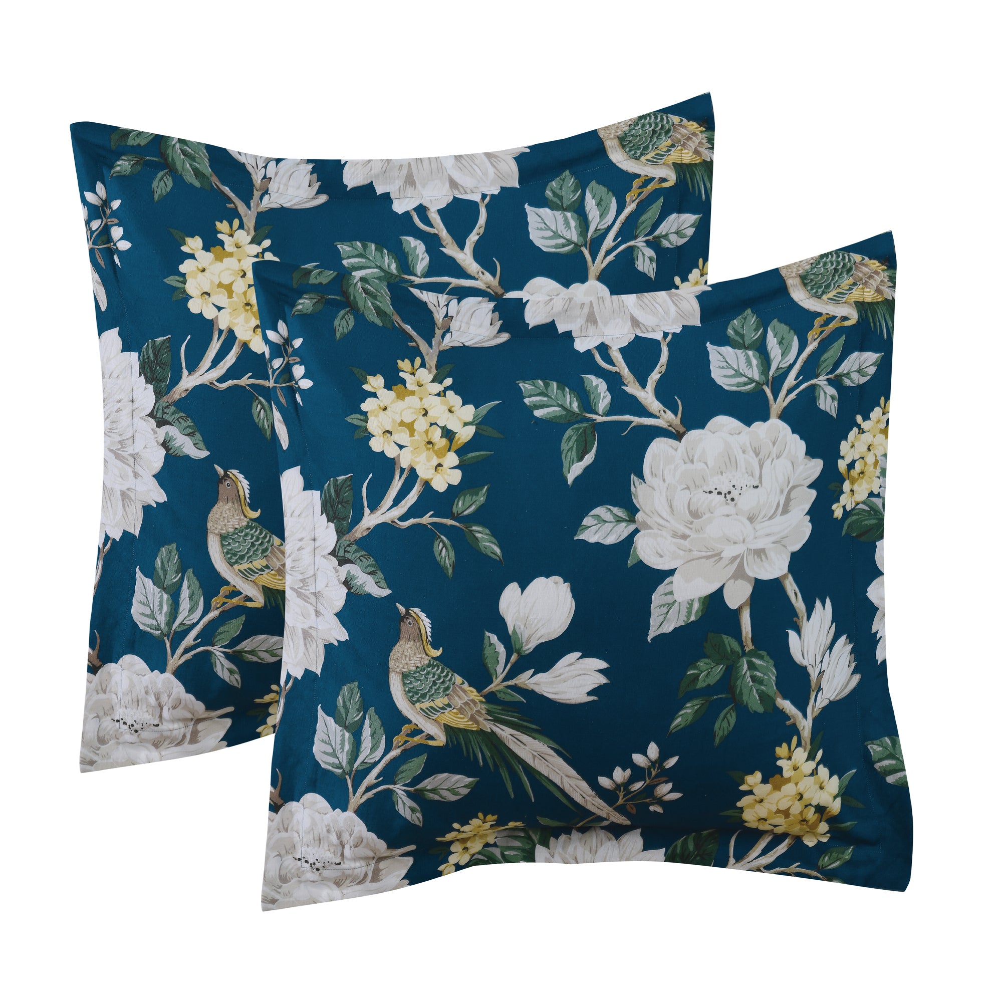 Belvedere Navy Euro Sham Set of 2