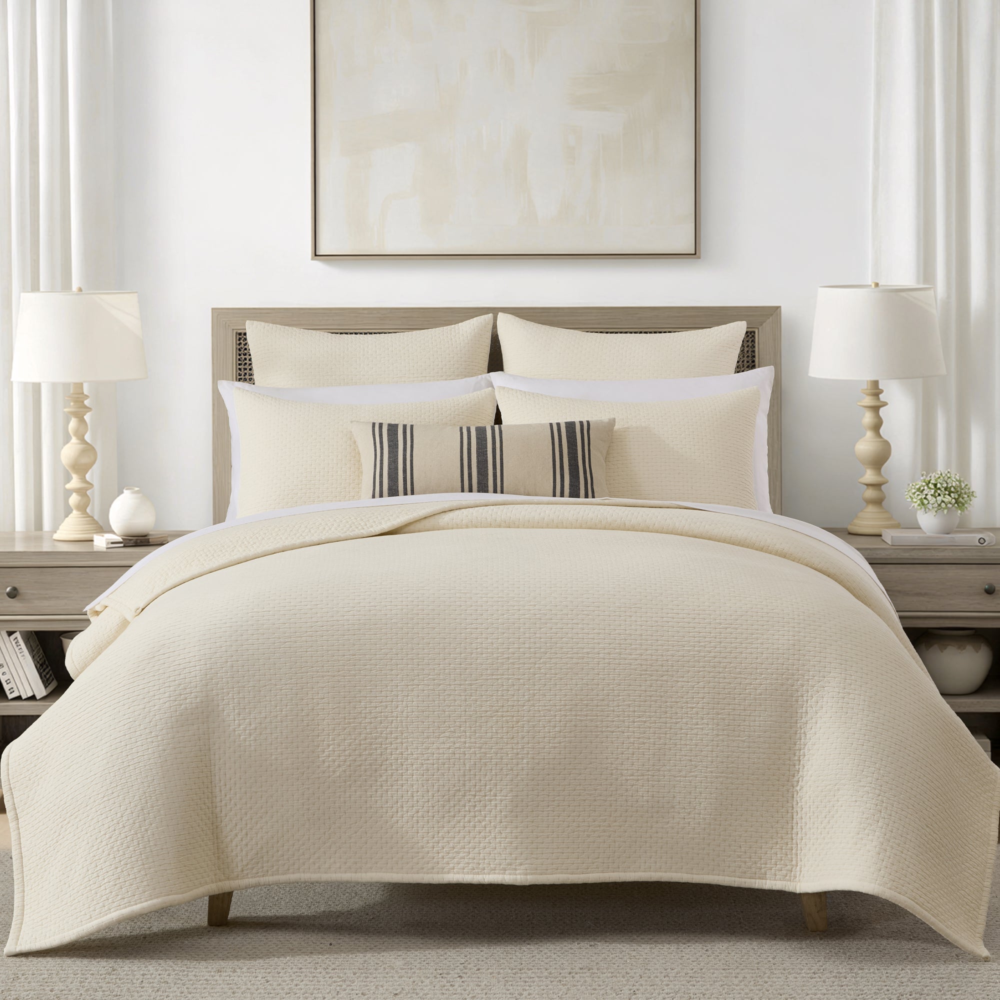 Grace Cream Quilt Set