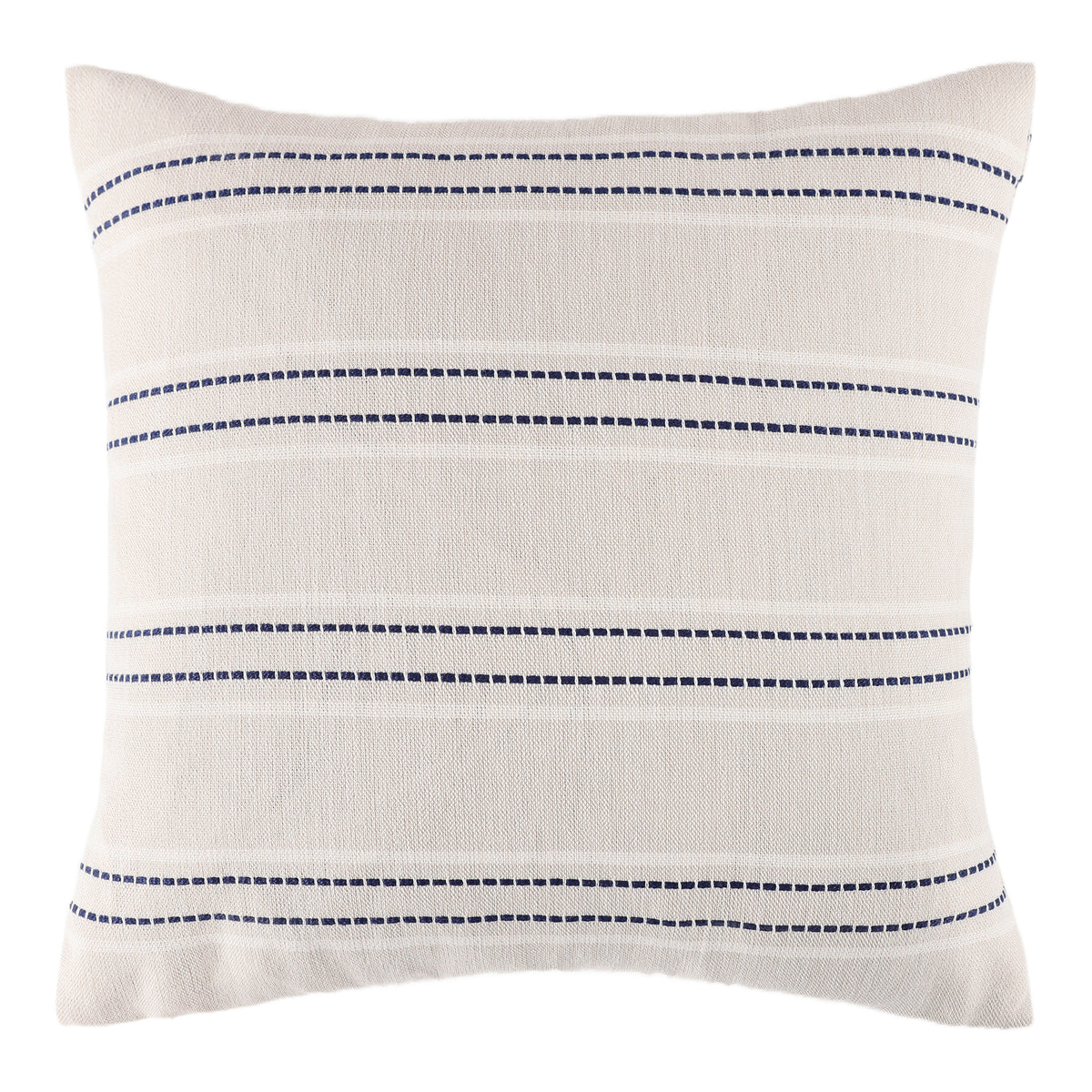 Muslin Navy Stripe Pillow
