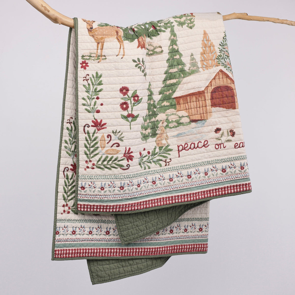 Winter Wonder Quilted Throw