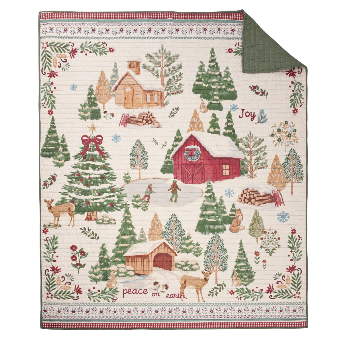 Winter Wonder Quilted Throw