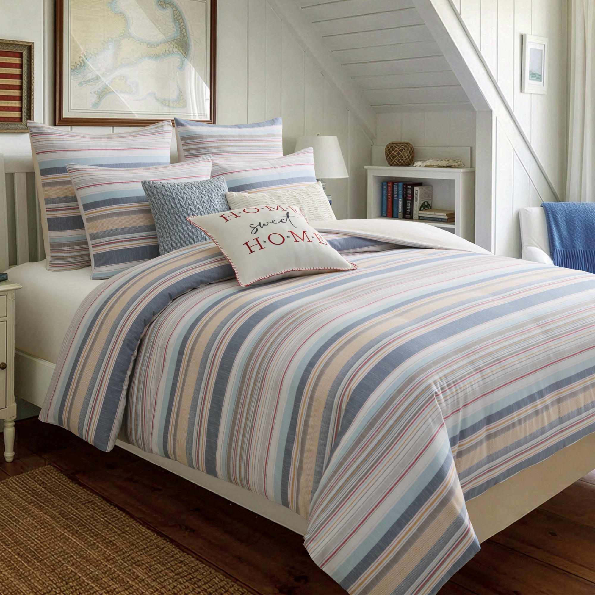 Providence Stripe Duvet Cover Set