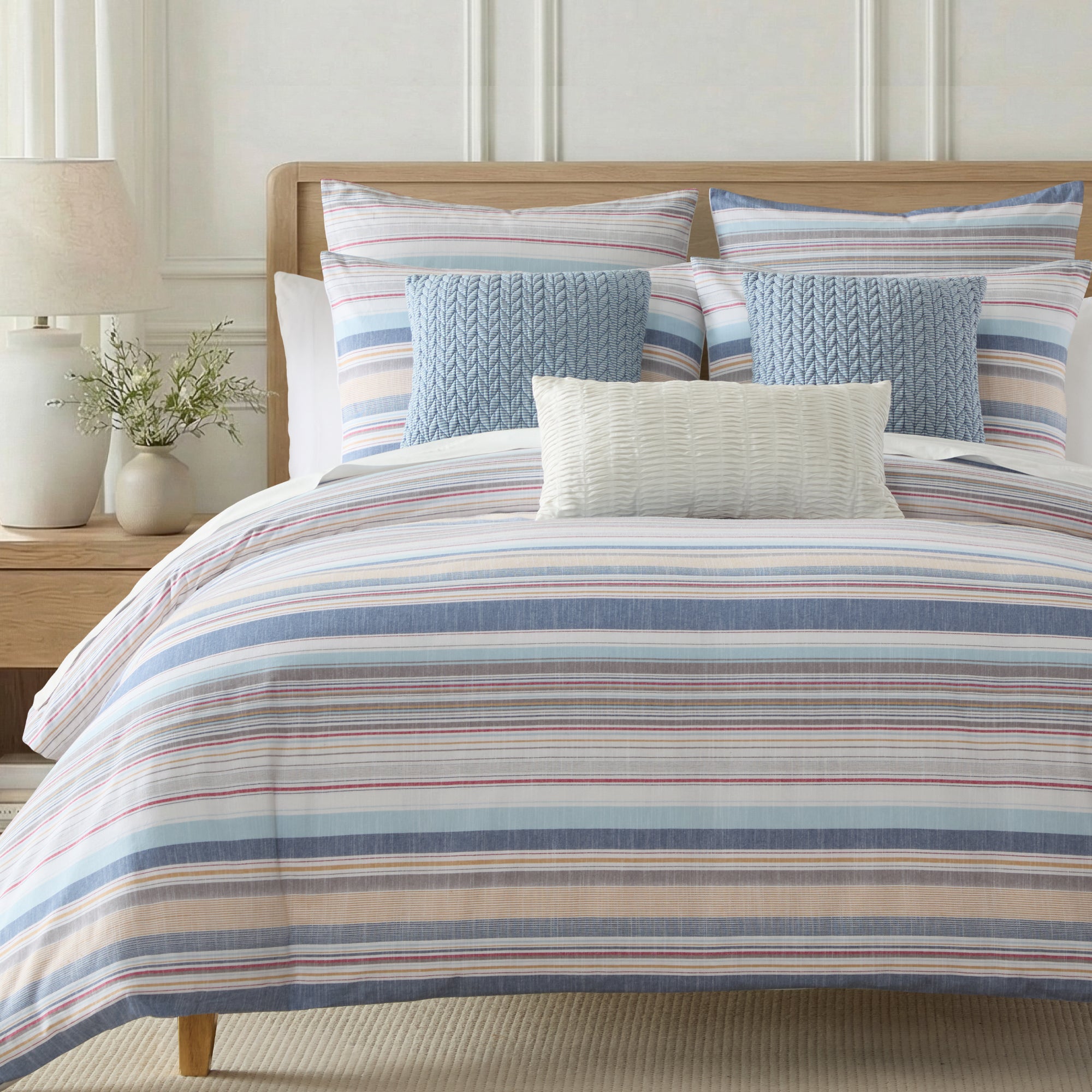 Providence Stripe Duvet Cover Set