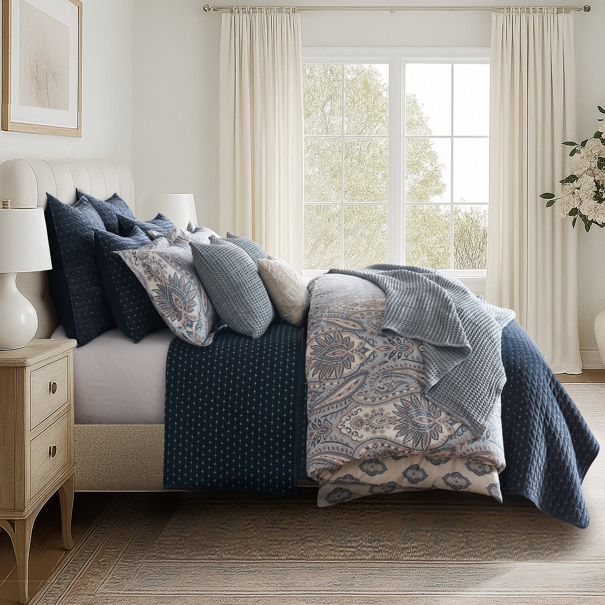 Kasey Blue Comforter Set – Levtex Home