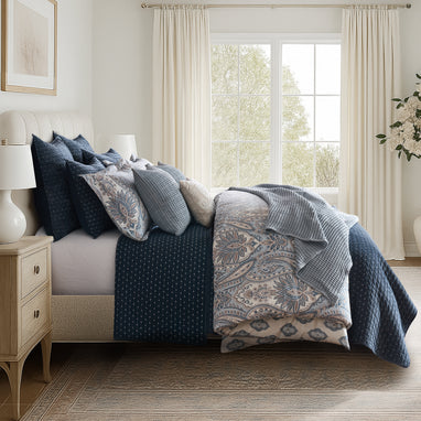 Kasey Blue Comforter Set – Levtex Home