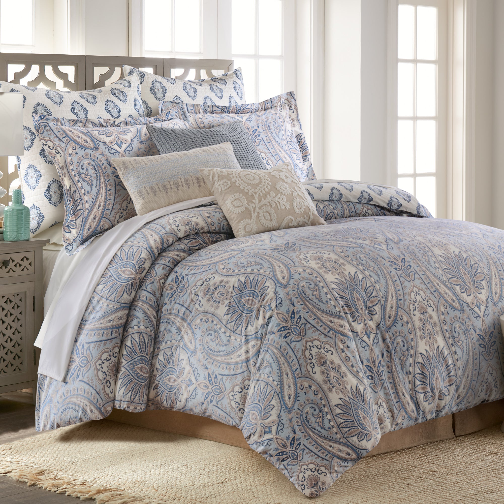Kasey Blue Comforter Set – Levtex Home