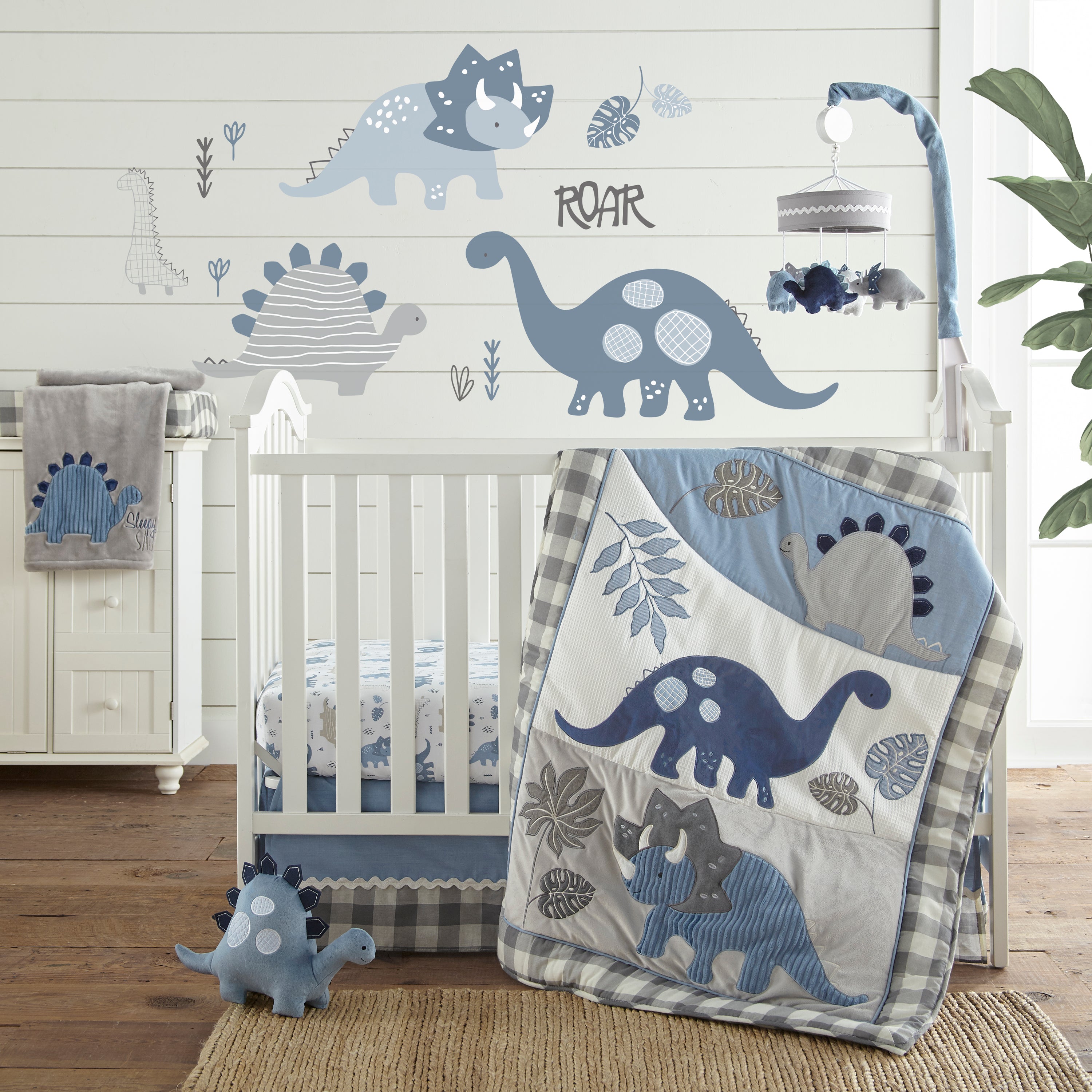 Baby Boy Dinosaur Nursery Decor Dino Crib Sheets Dinosaur Nursery